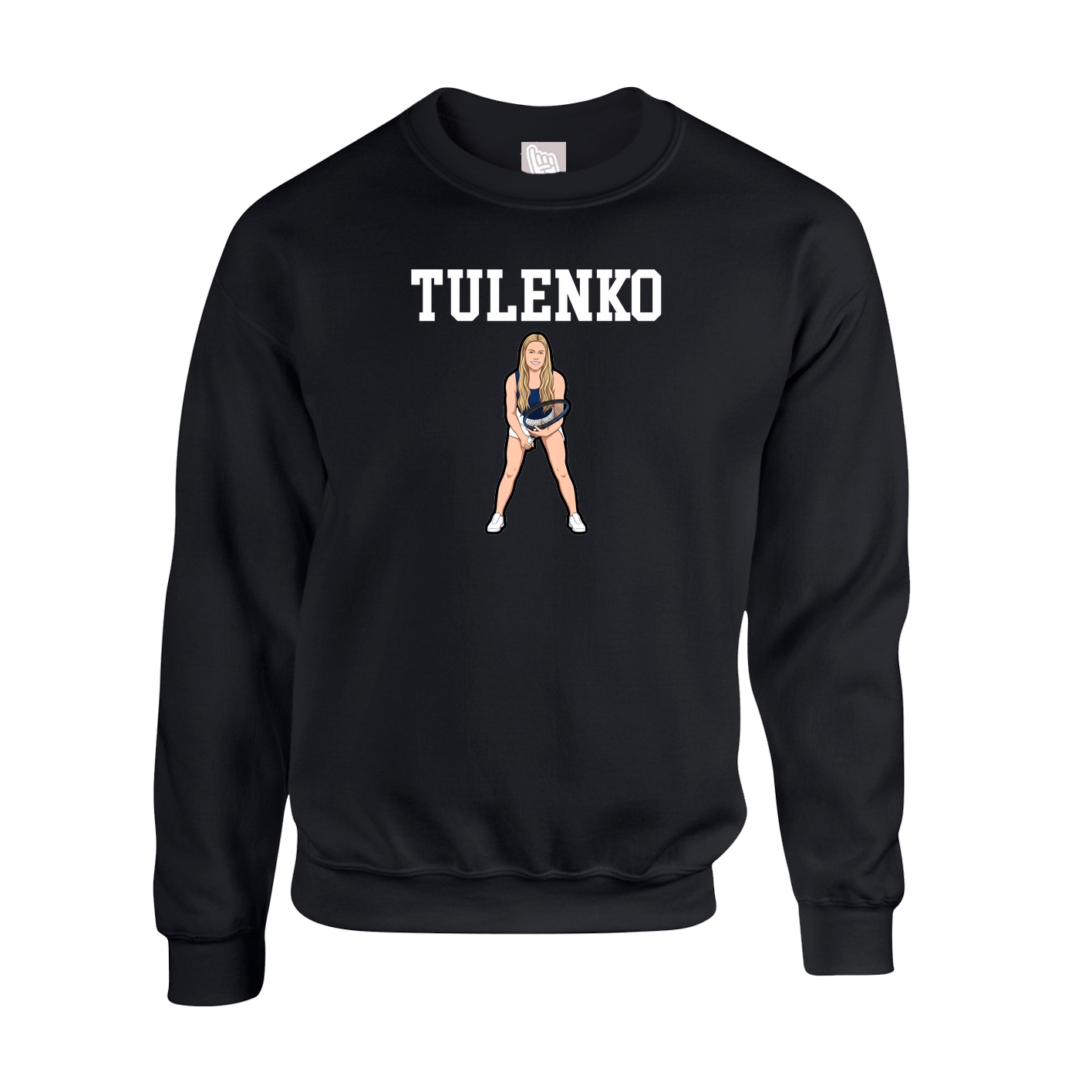 Fleece Crew — Shirsey in Black