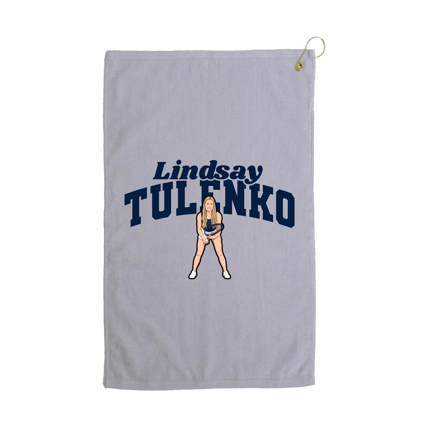 Golf Towel — Signature Arch in Grey