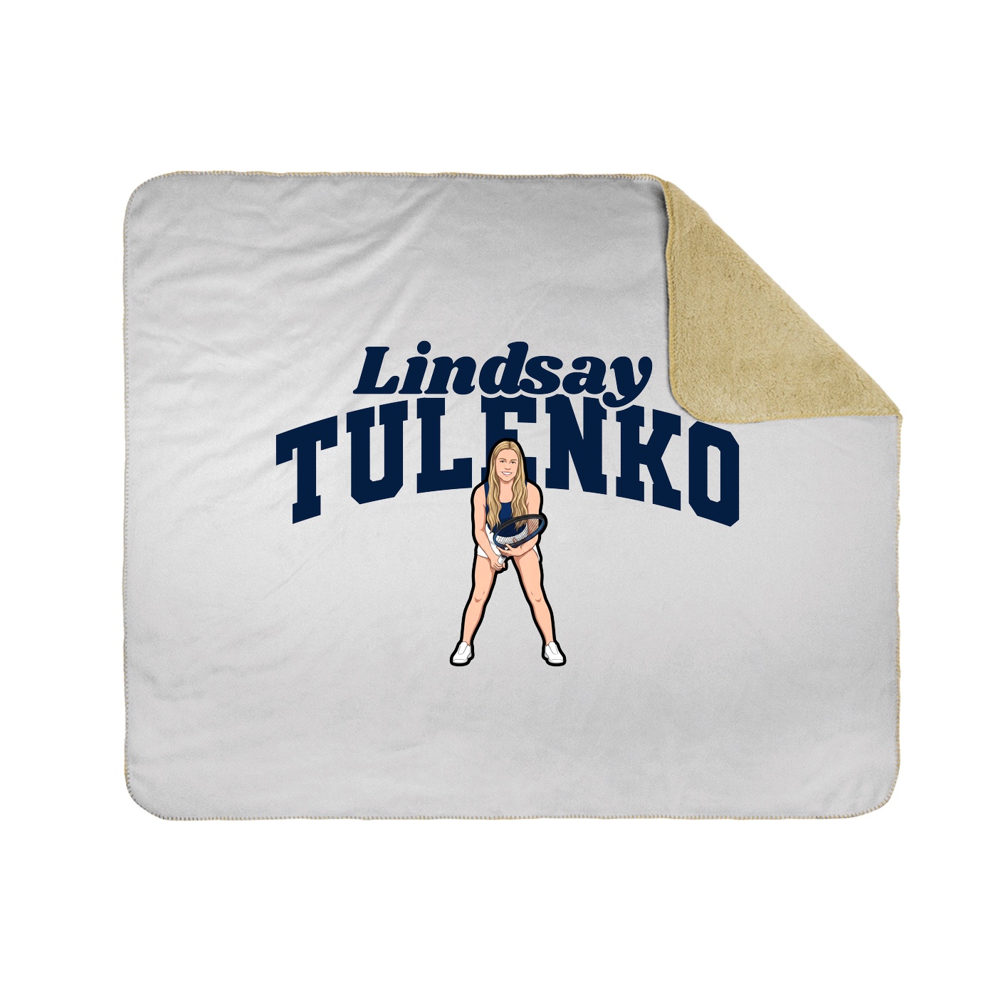 Throw Blanket — Signature Arch in White