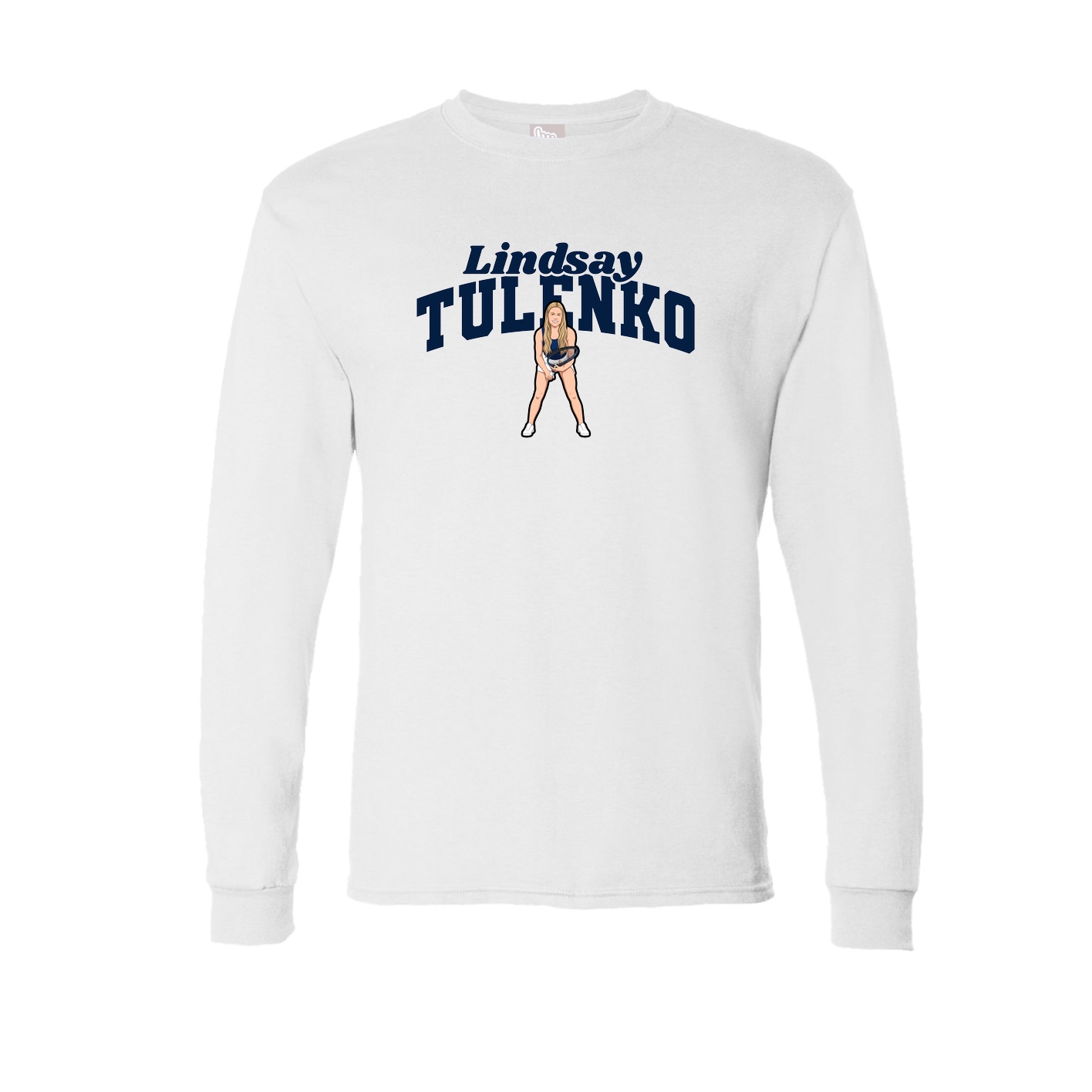 Long Sleeve Tee — Signature Arch in White
