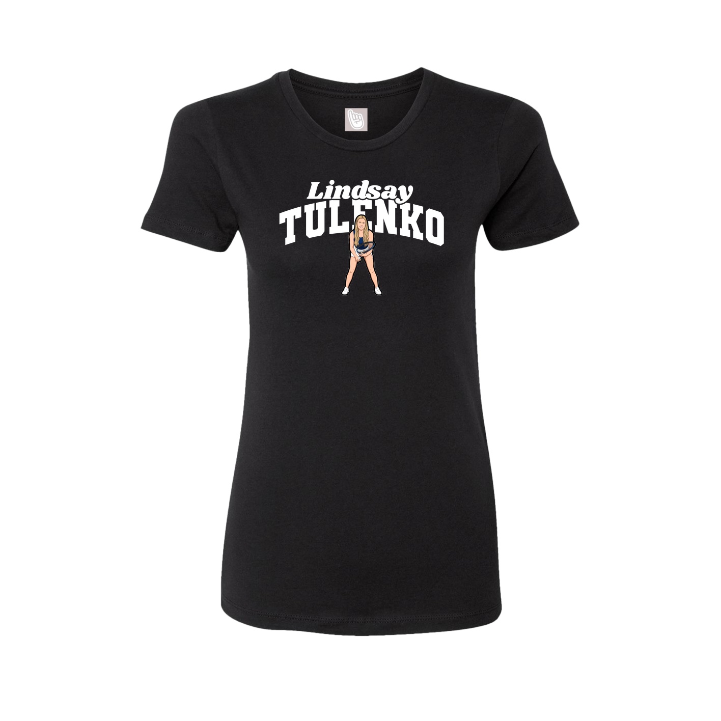 Womens Tee — Signature Arch in Black