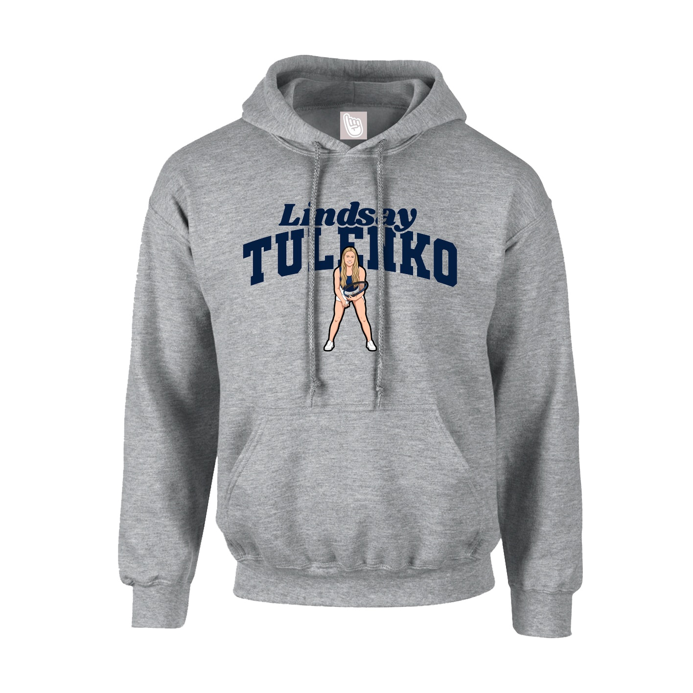 Hoodie — Signature Arch in Grey