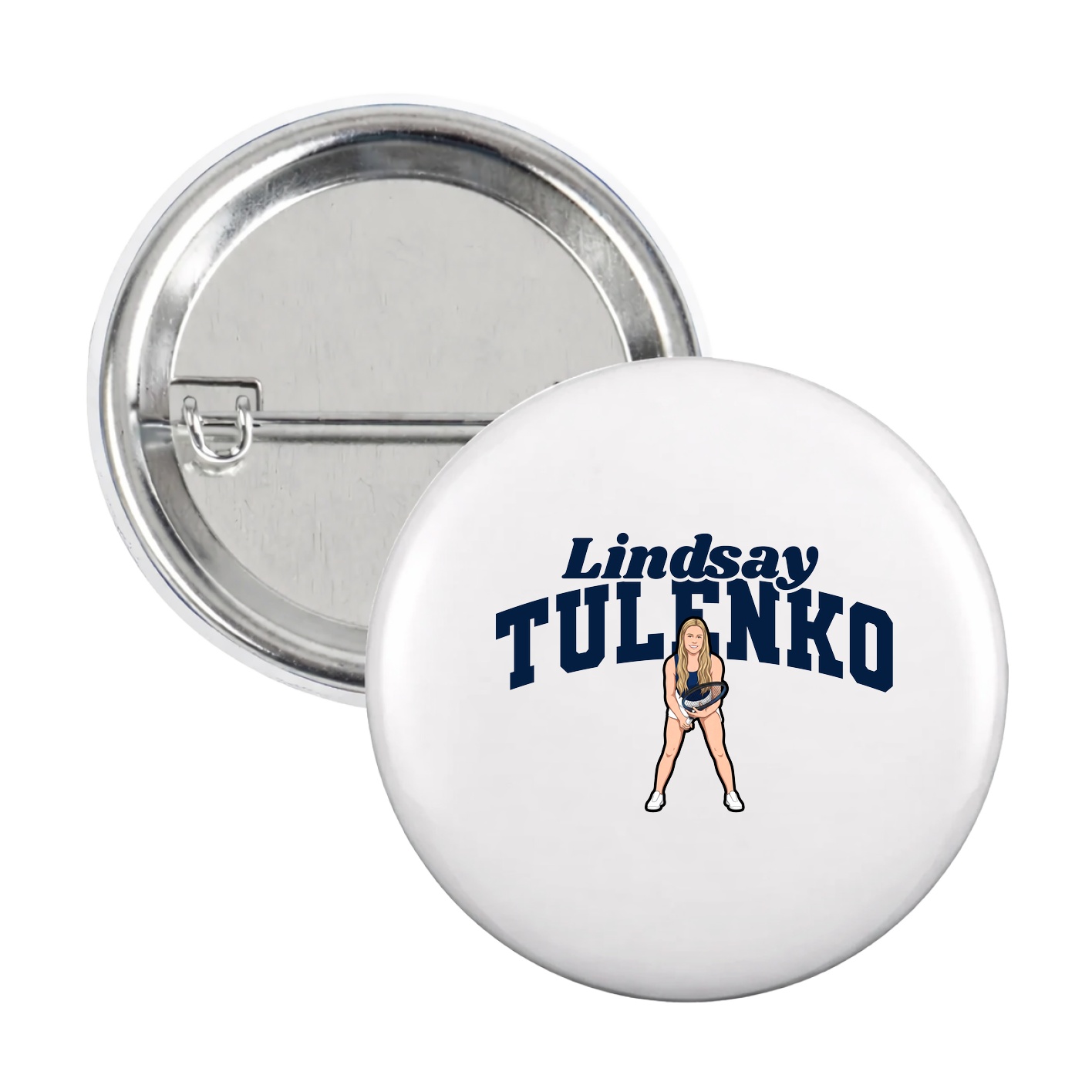 Game Day Button — Signature Arch in White