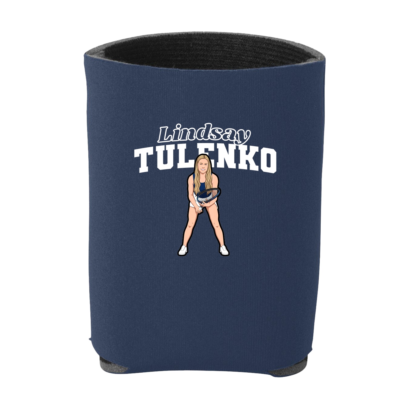 Can Holder — Name Arch in Navy