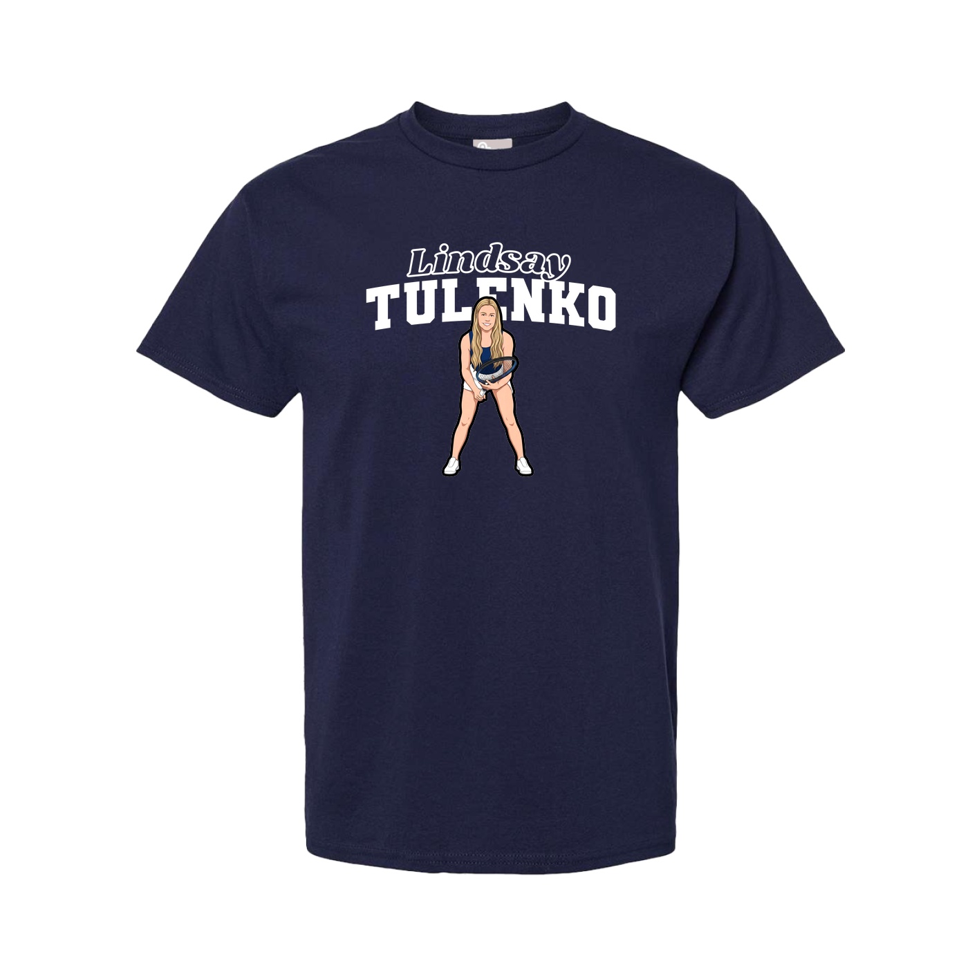 Youth Tee — Name Arch in Navy