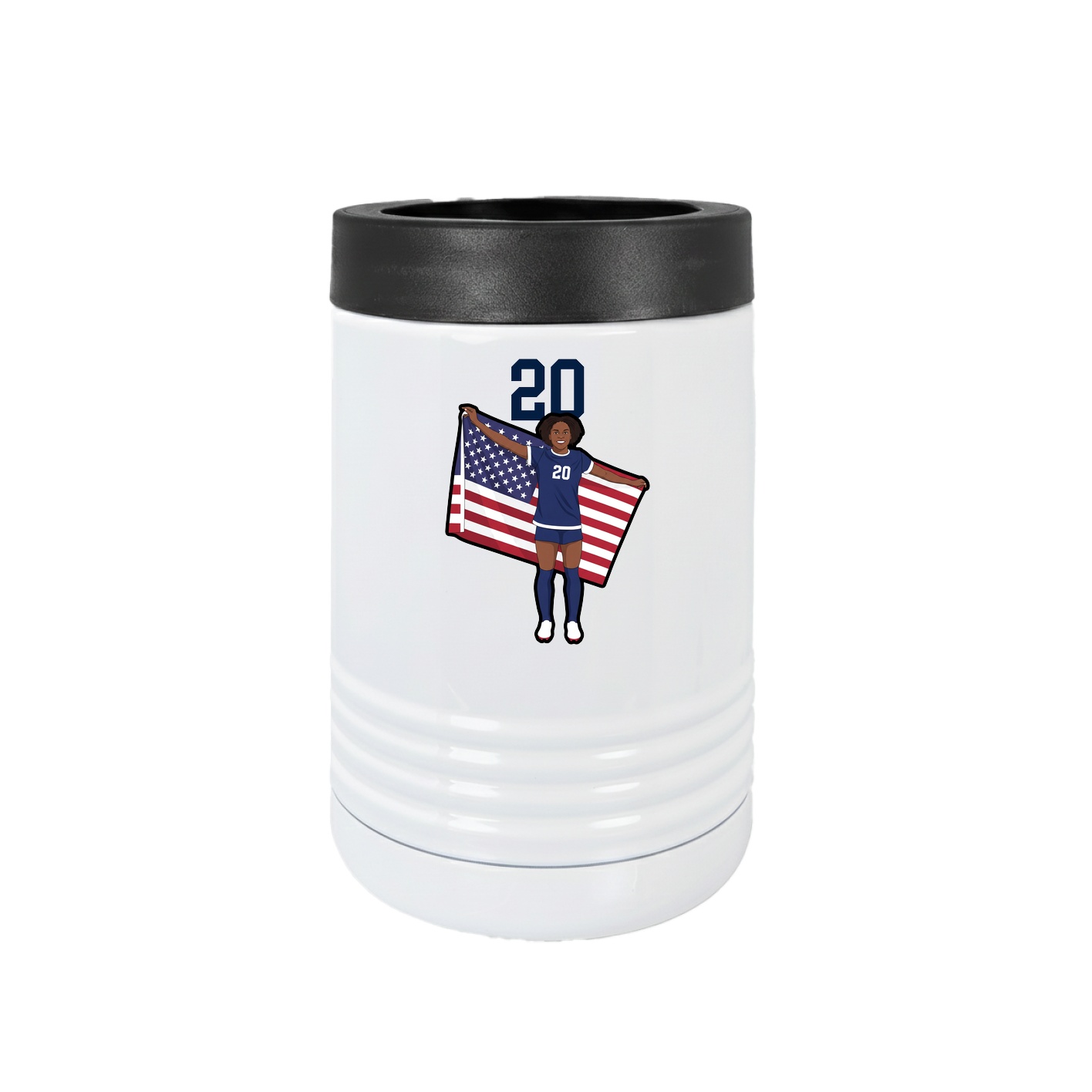 Beverage Holder — Number Top in White