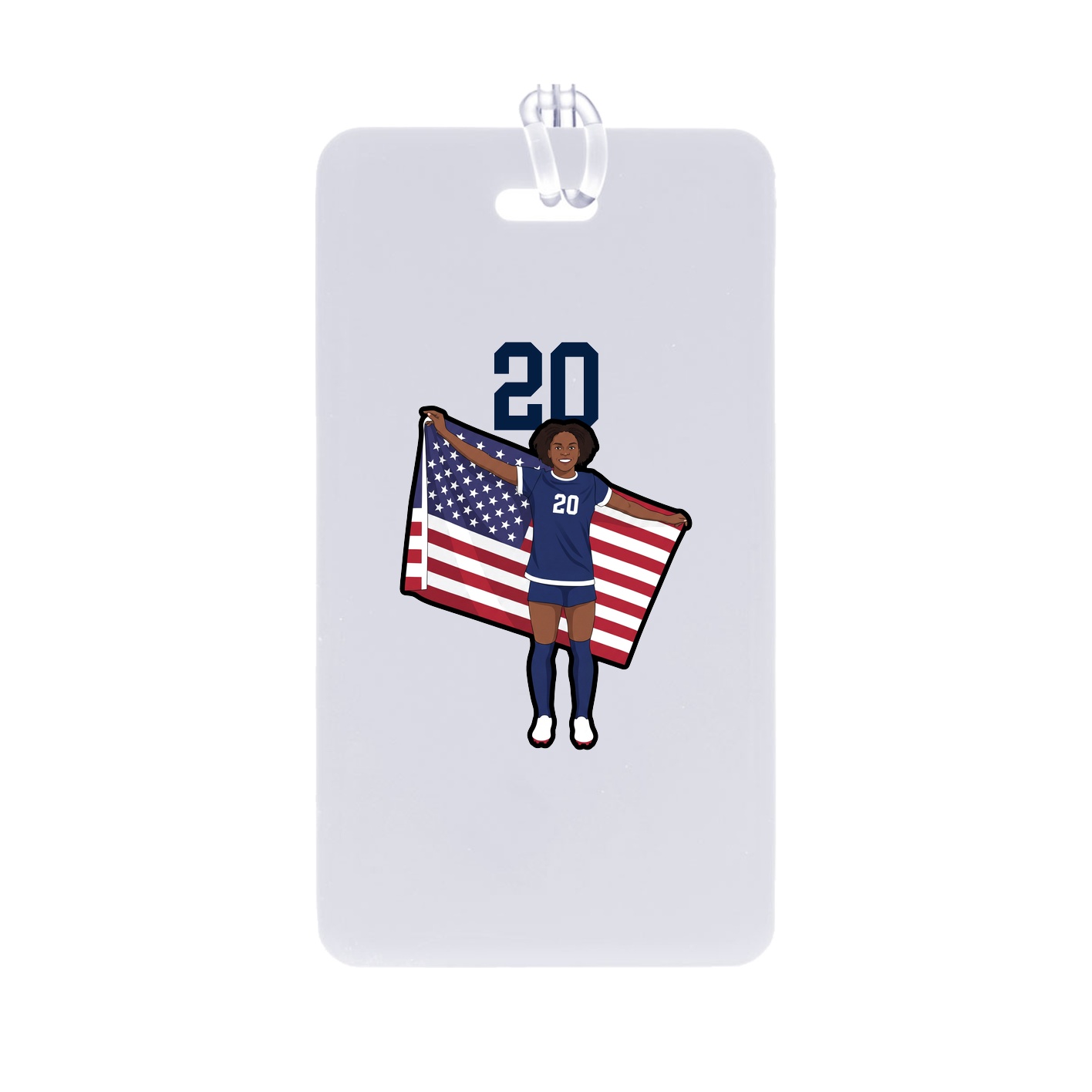 Bag Tag — Number Top in Classic