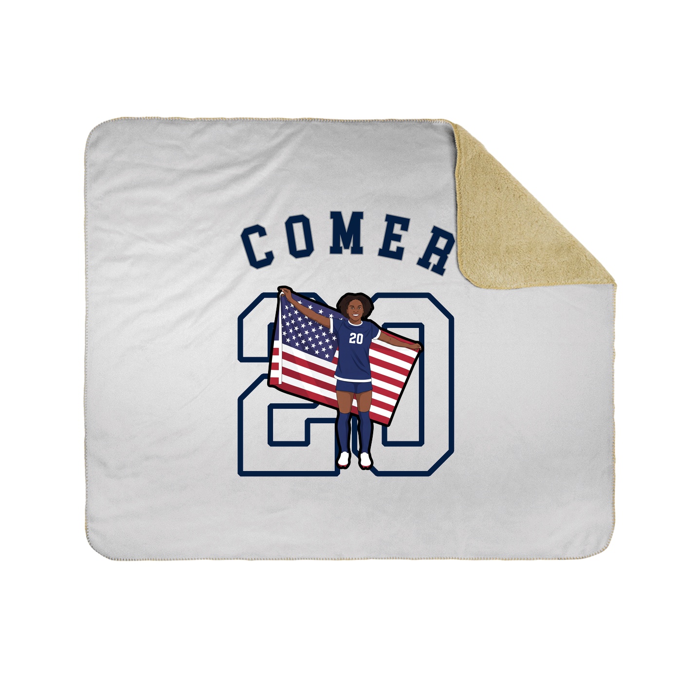 Throw Blanket — Shirsey Arch in White
