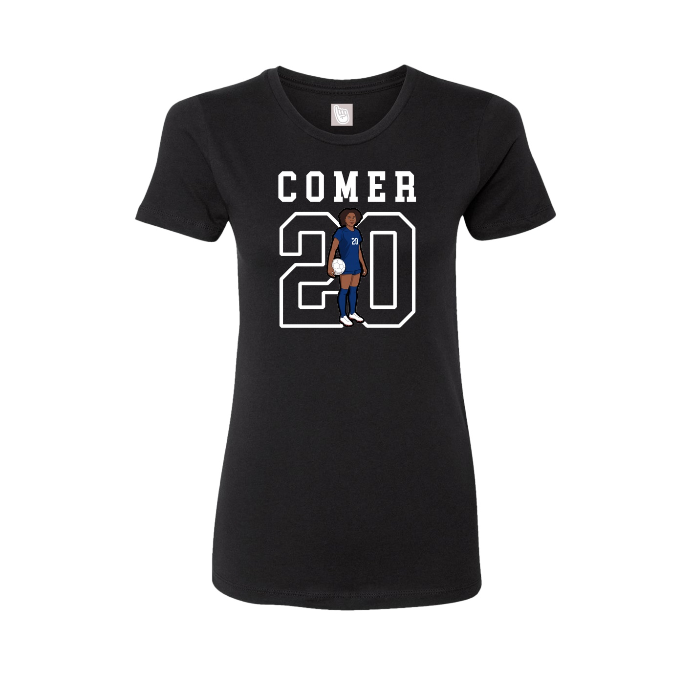 Fitted Women's Tee — Shirsey in Black