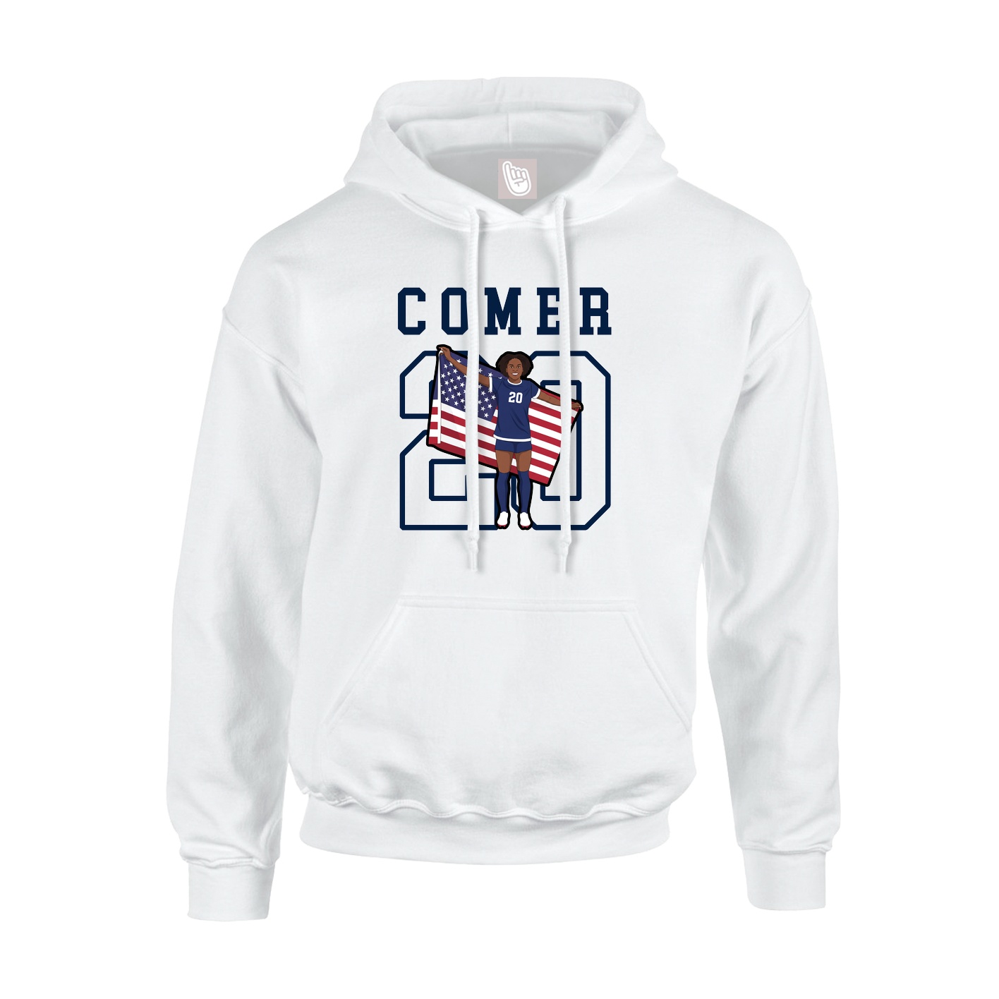 Youth Hoodie — Shirsey in White
