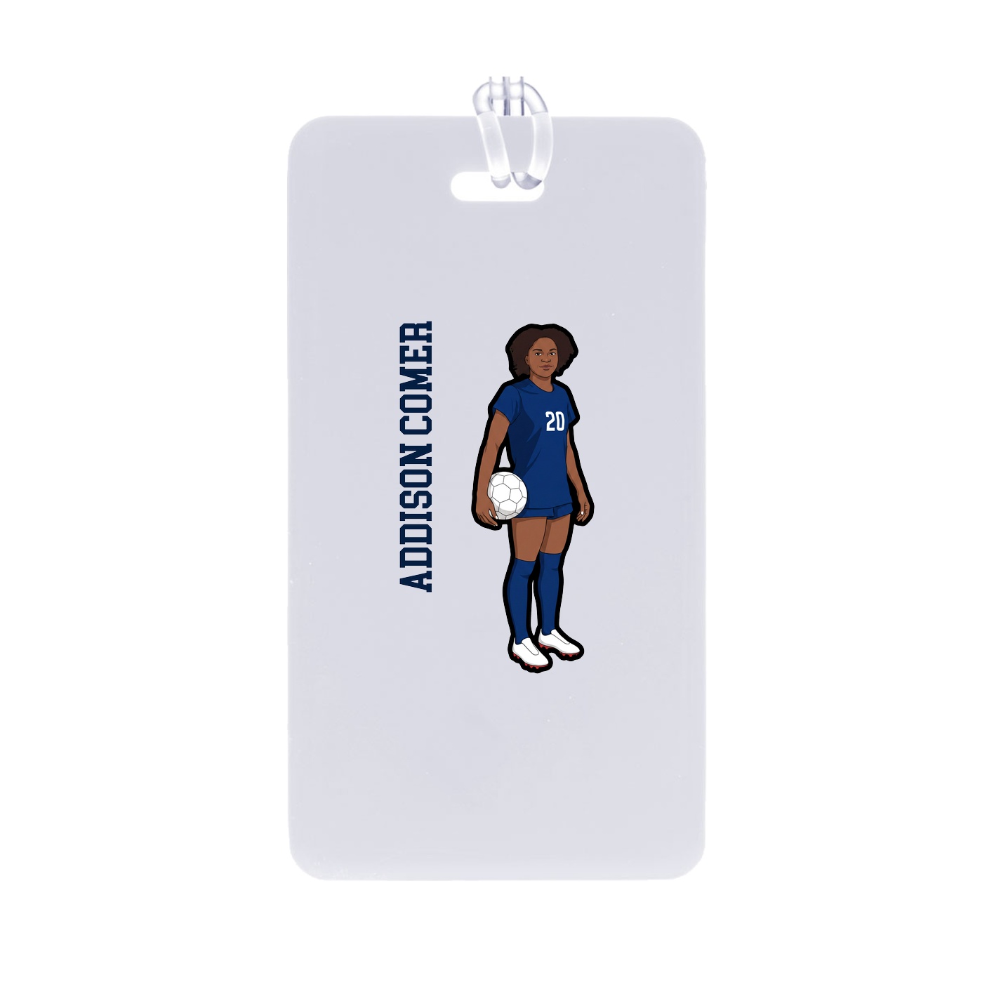 Bag Tag — Name Vertical in Classic