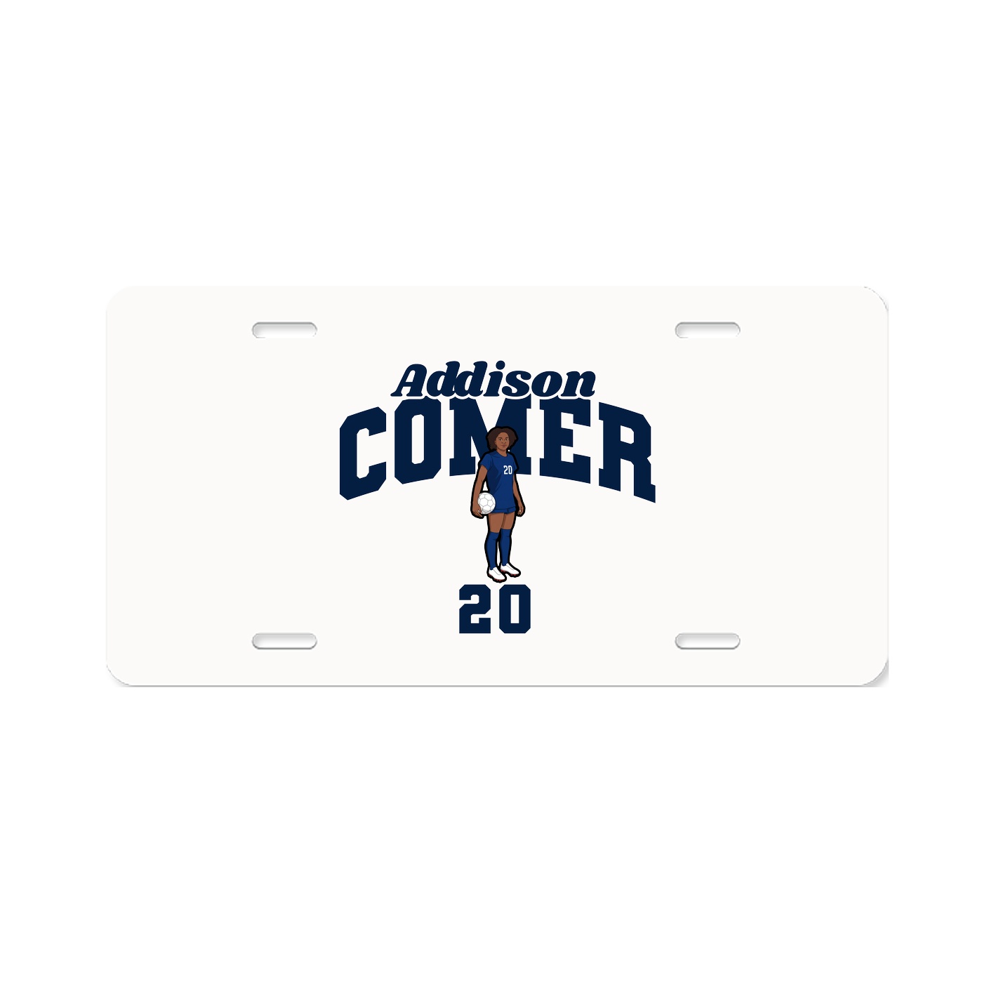 License Plate — Signature Arch in Classic