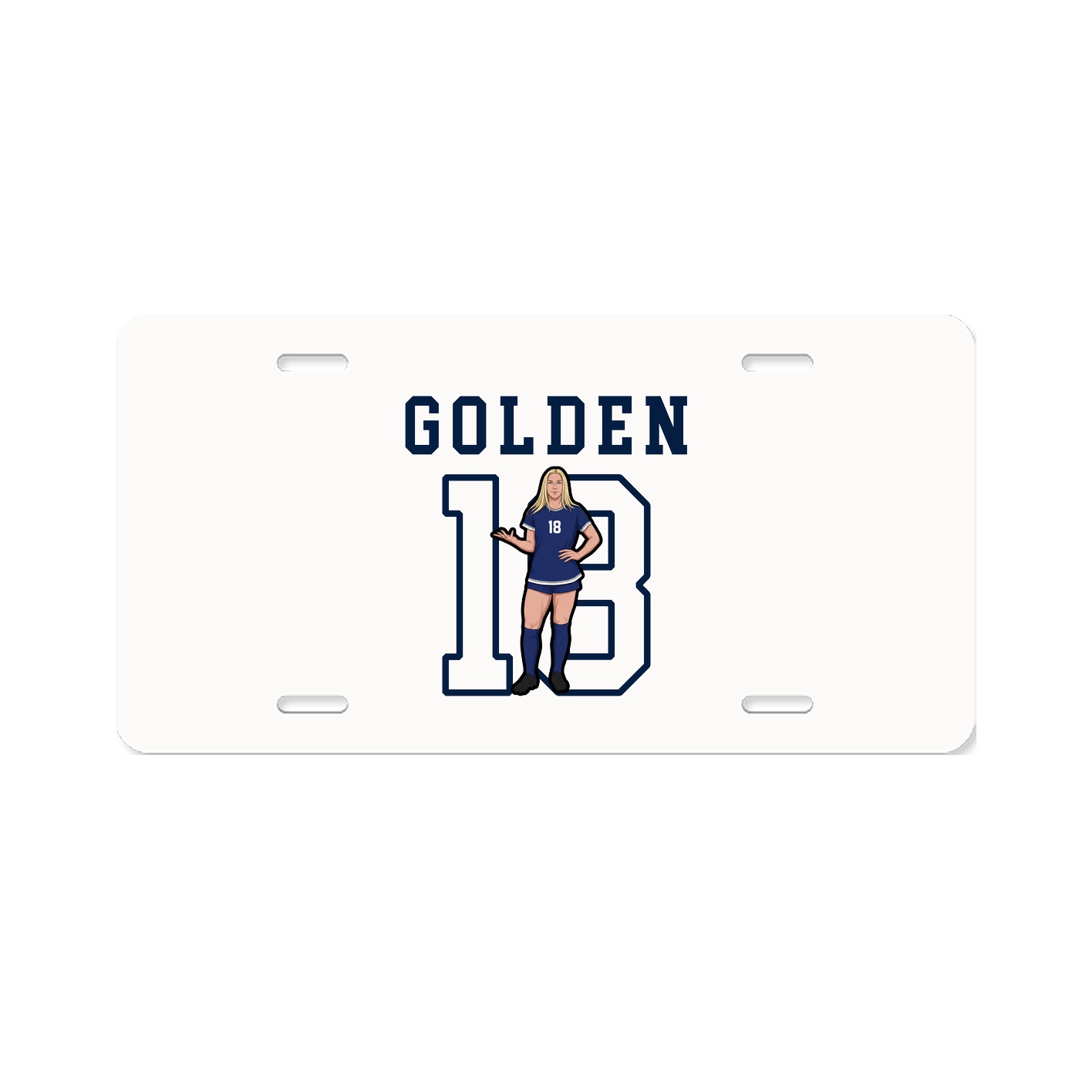 License Plate — Shirsey in Classic
