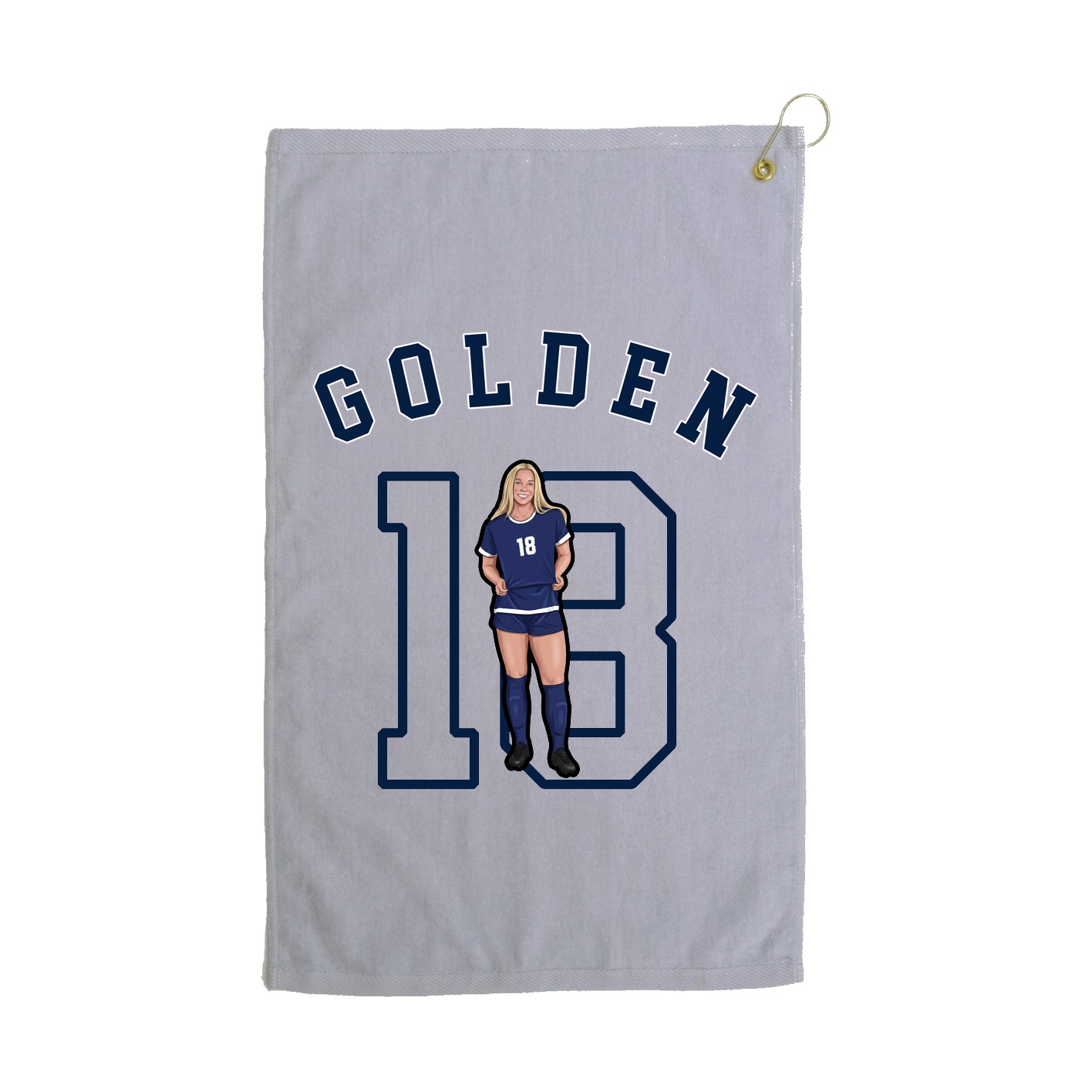 Golf Towel — Shirsey Arch in Grey