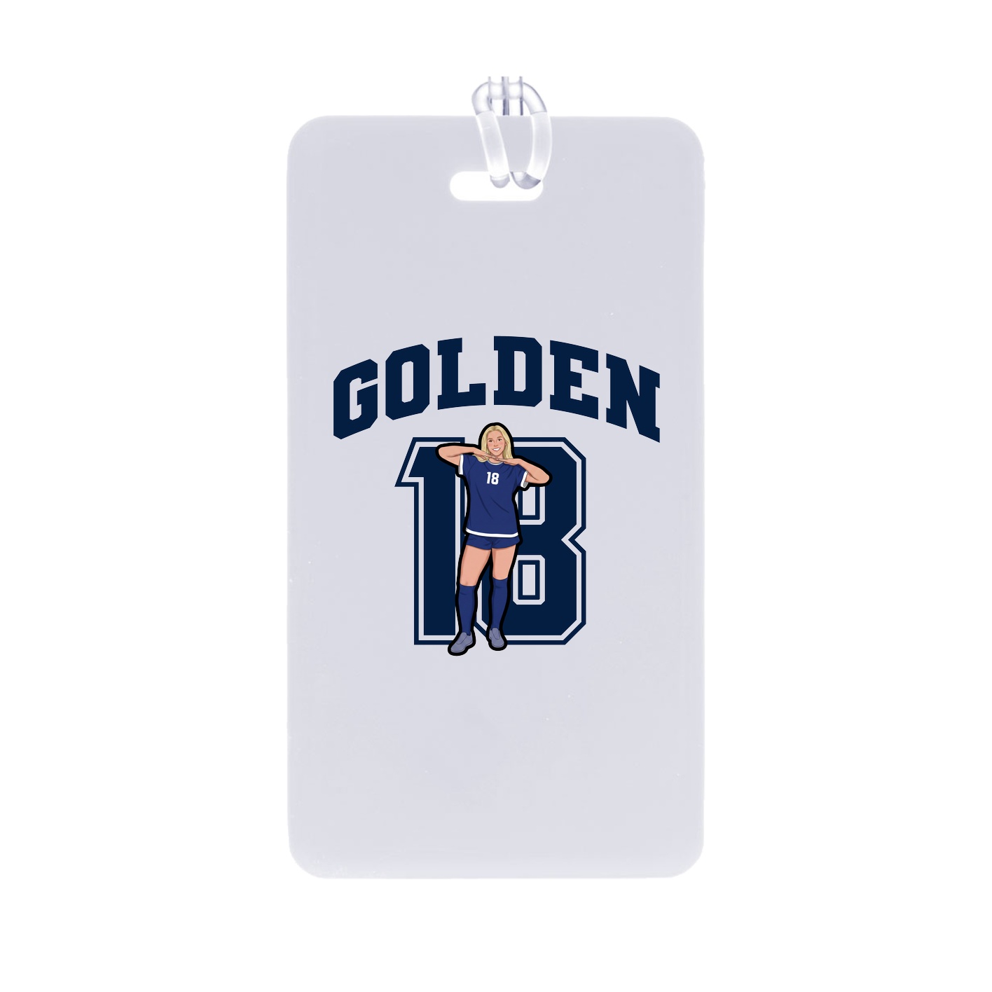 Bag Tag — Number in Classic