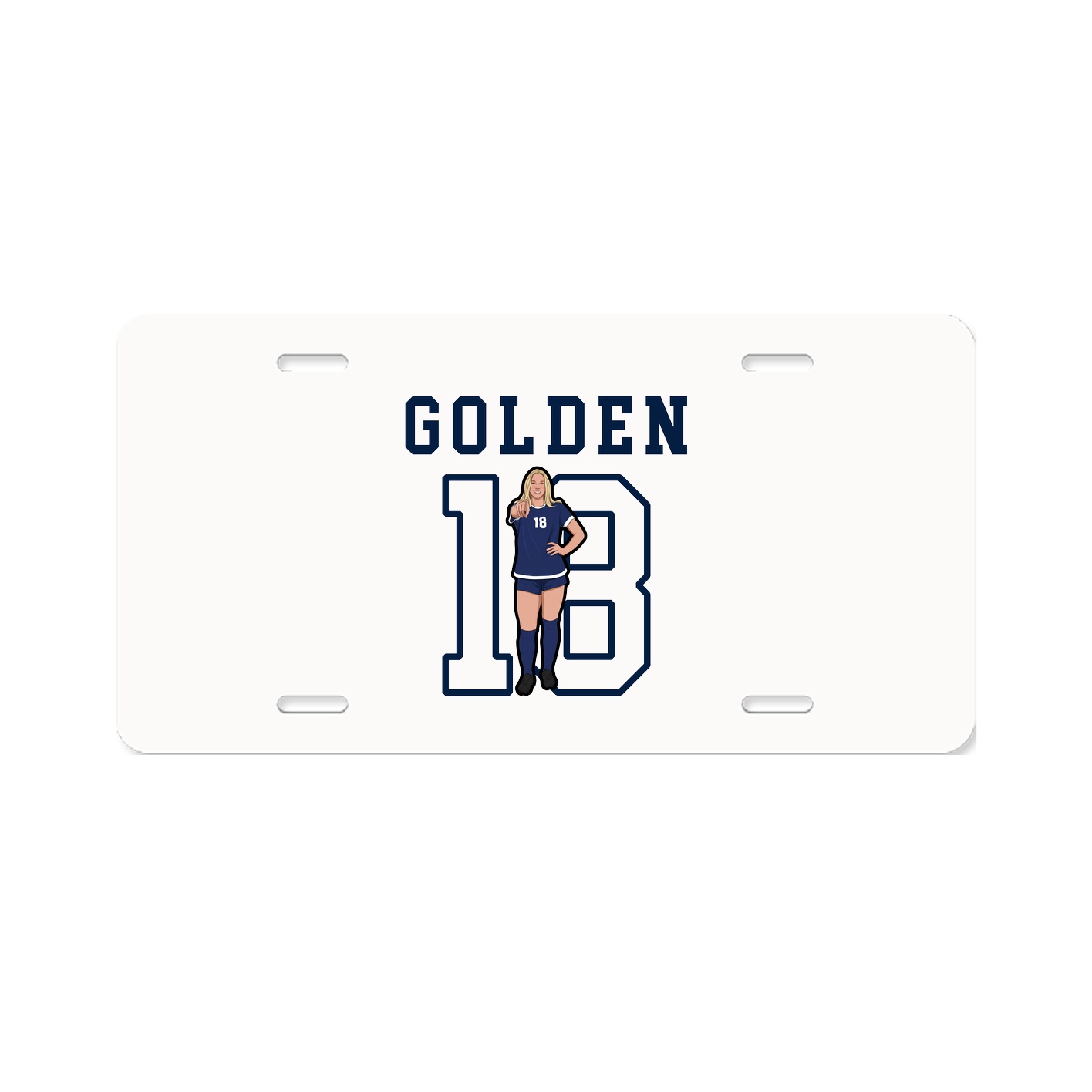 License Plate — Shirsey in Classic