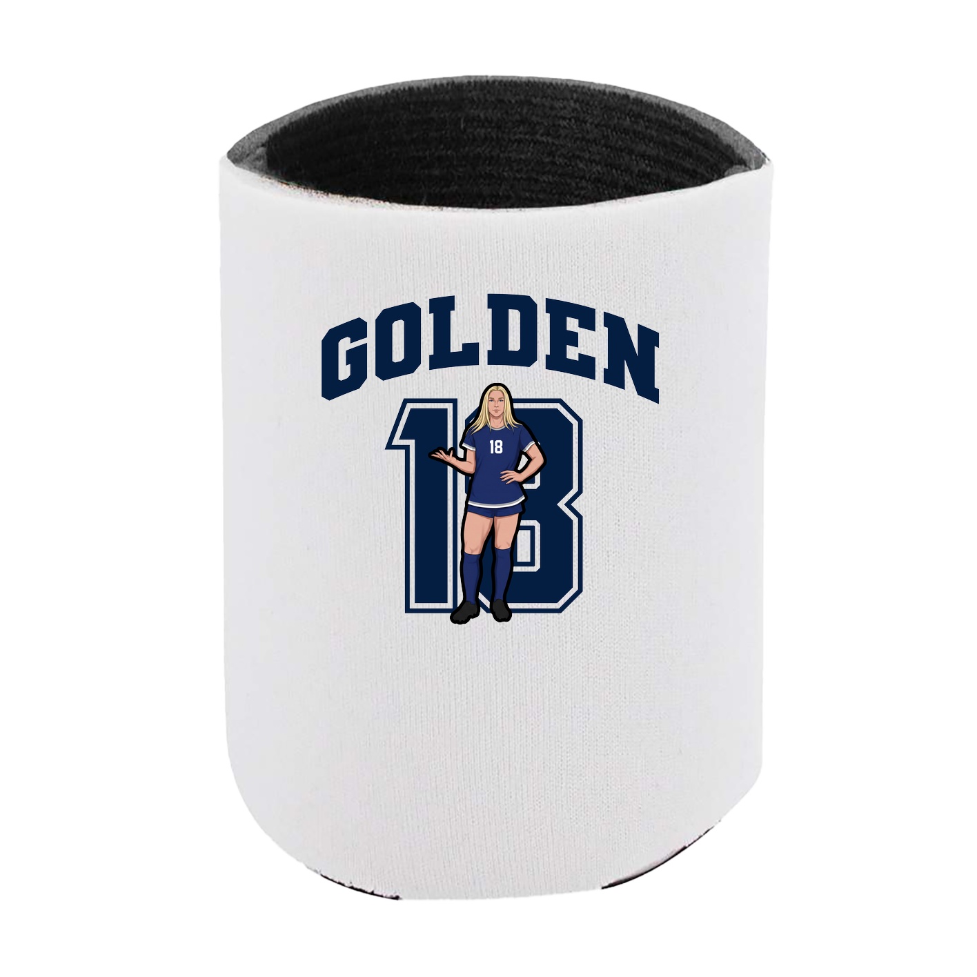Can Holder — Number in White