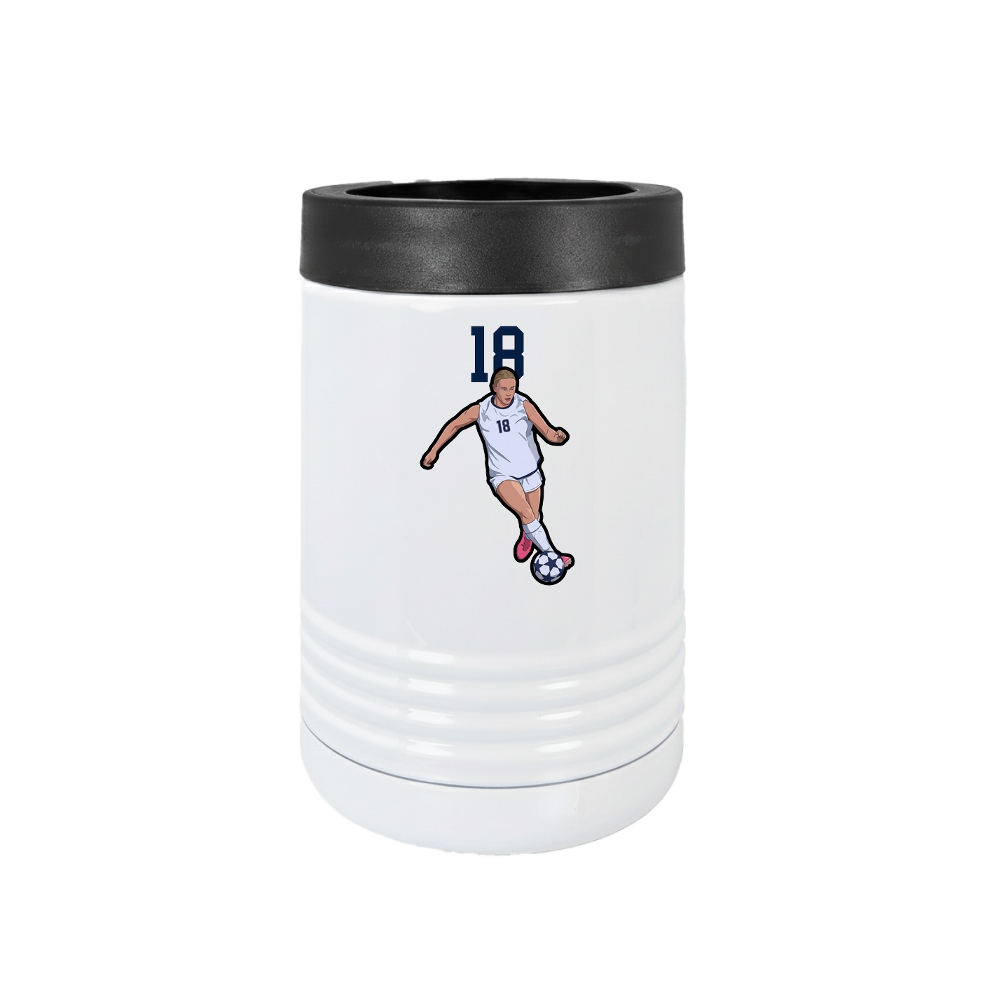 Beverage Holder — Number Top in White