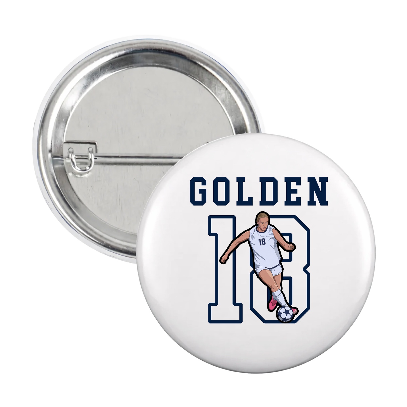 Game Day Button — Shirsey in White