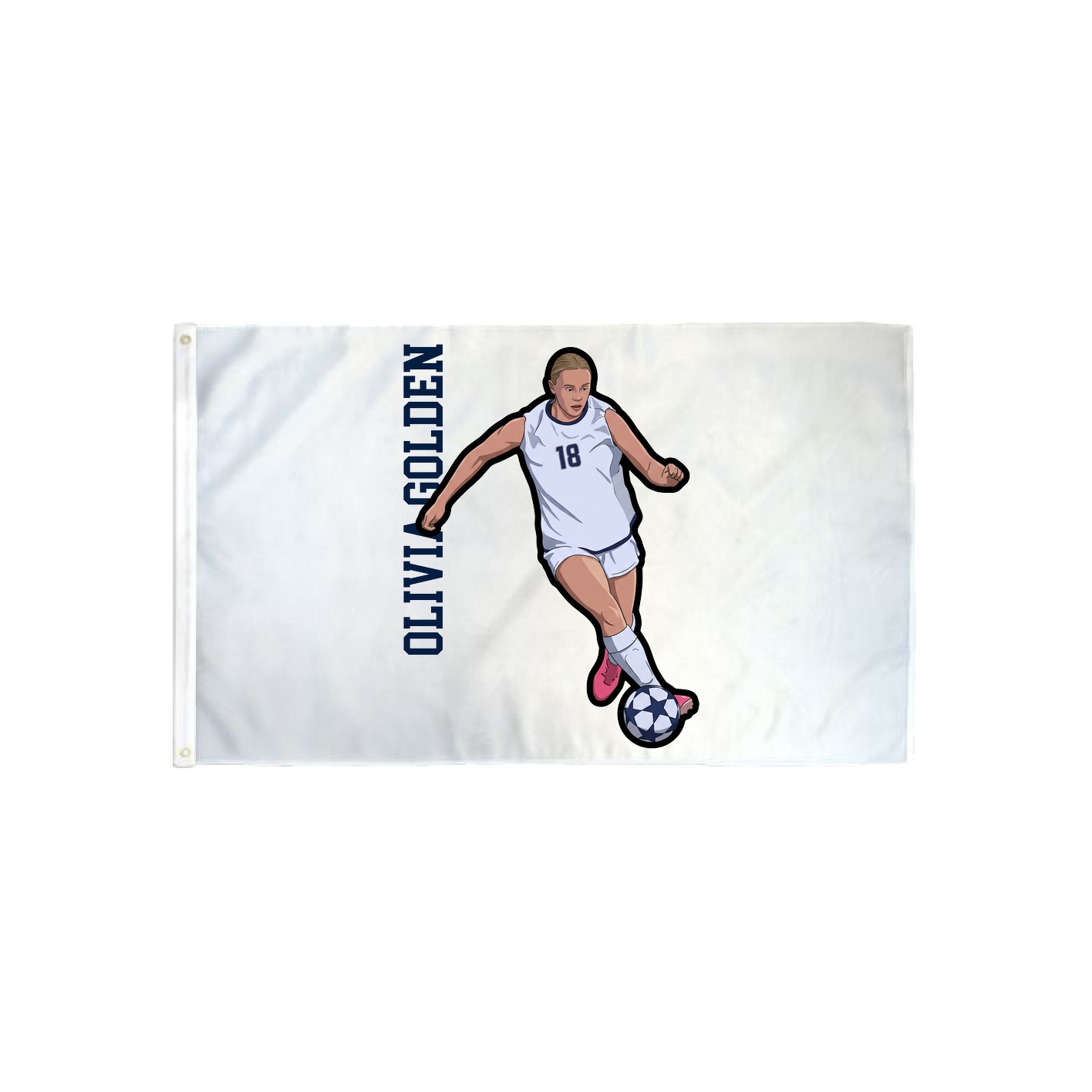 3x5 Flag — Name Vertical in Classic