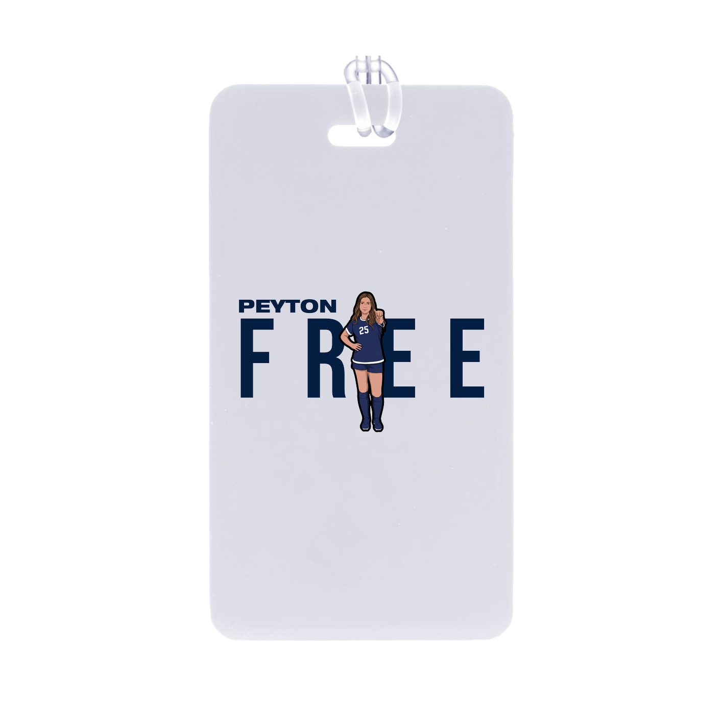 Bag Tag — Player Name in Classic