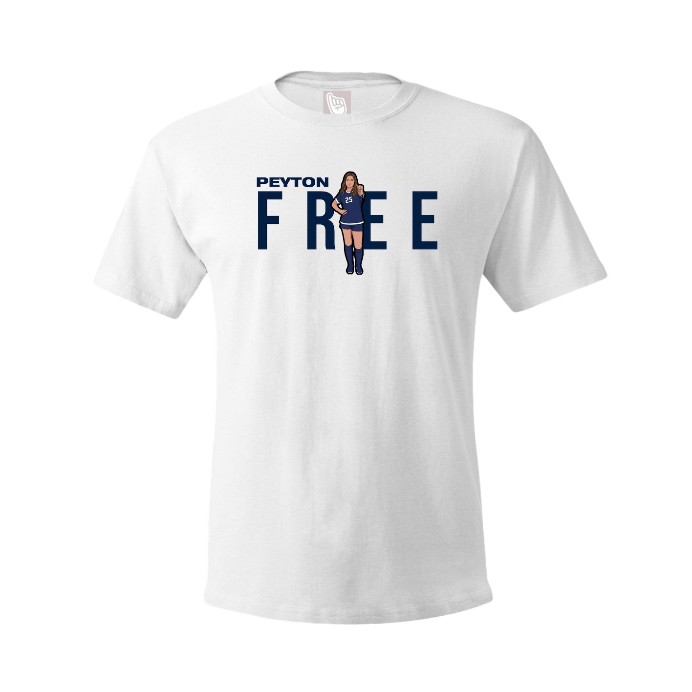 Youth Tee — Player Name in White