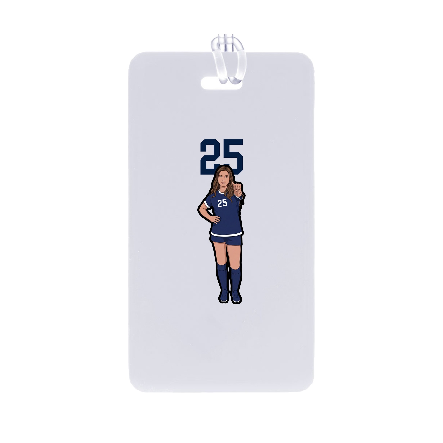 Bag Tag — Number Top in Classic