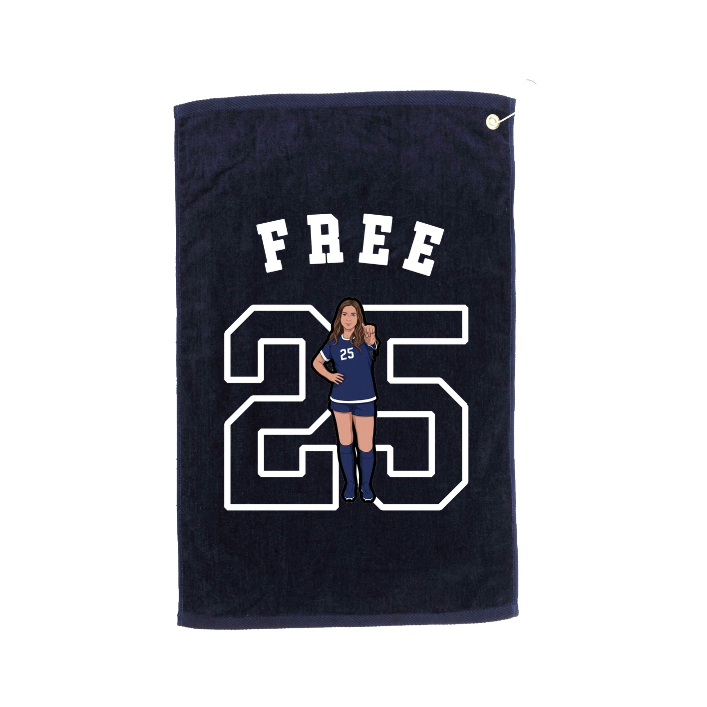 Golf Towel — Shirsey Arch in Navy
