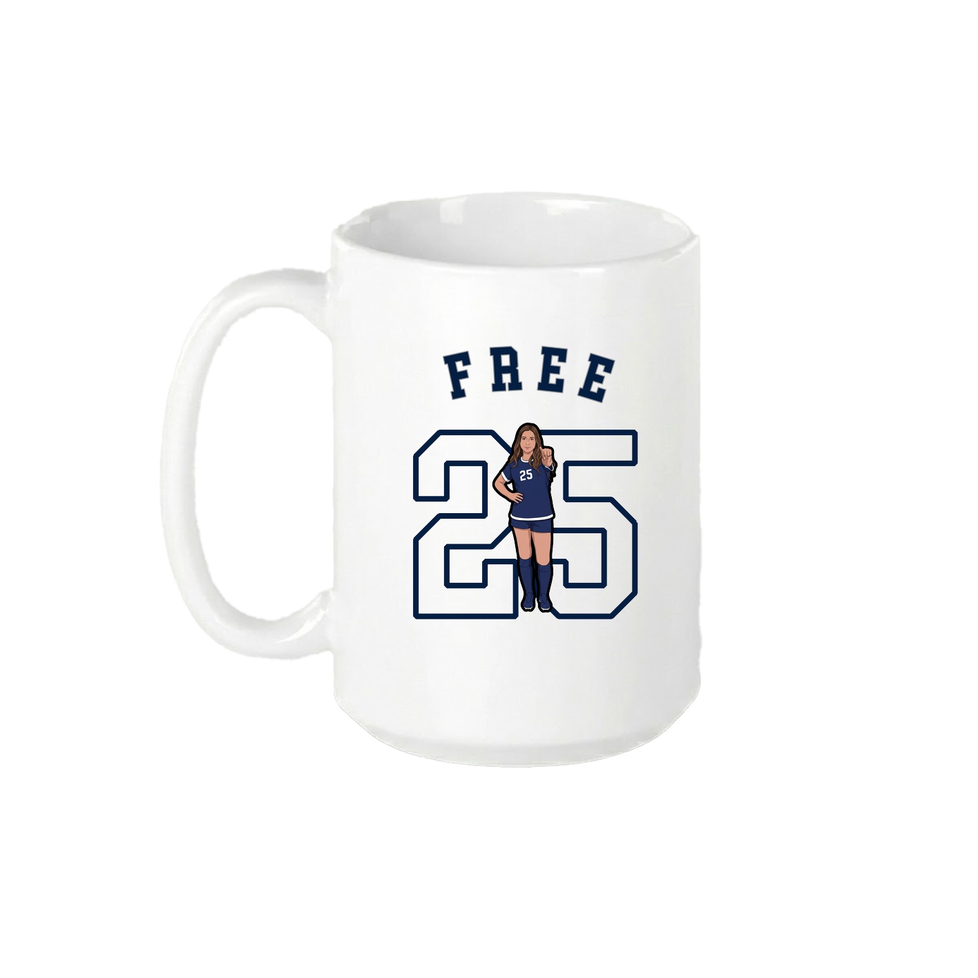 15oz Coffee Mug — Shirsey Arch in White
