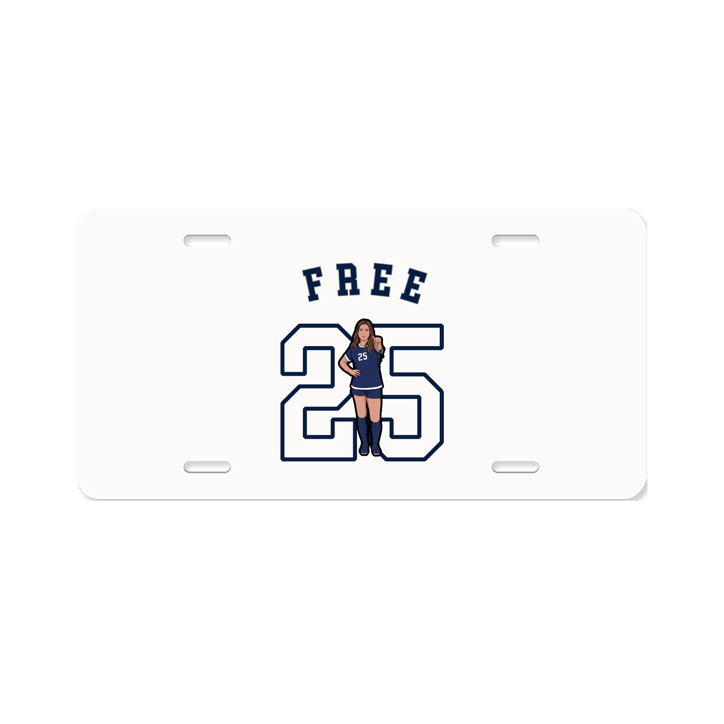 License Plate — Shirsey Arch in Classic