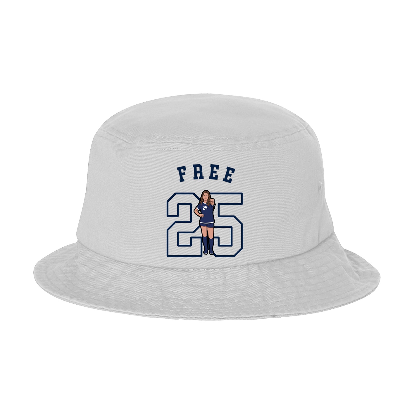 Bucket Cap — Shirsey Arch in White