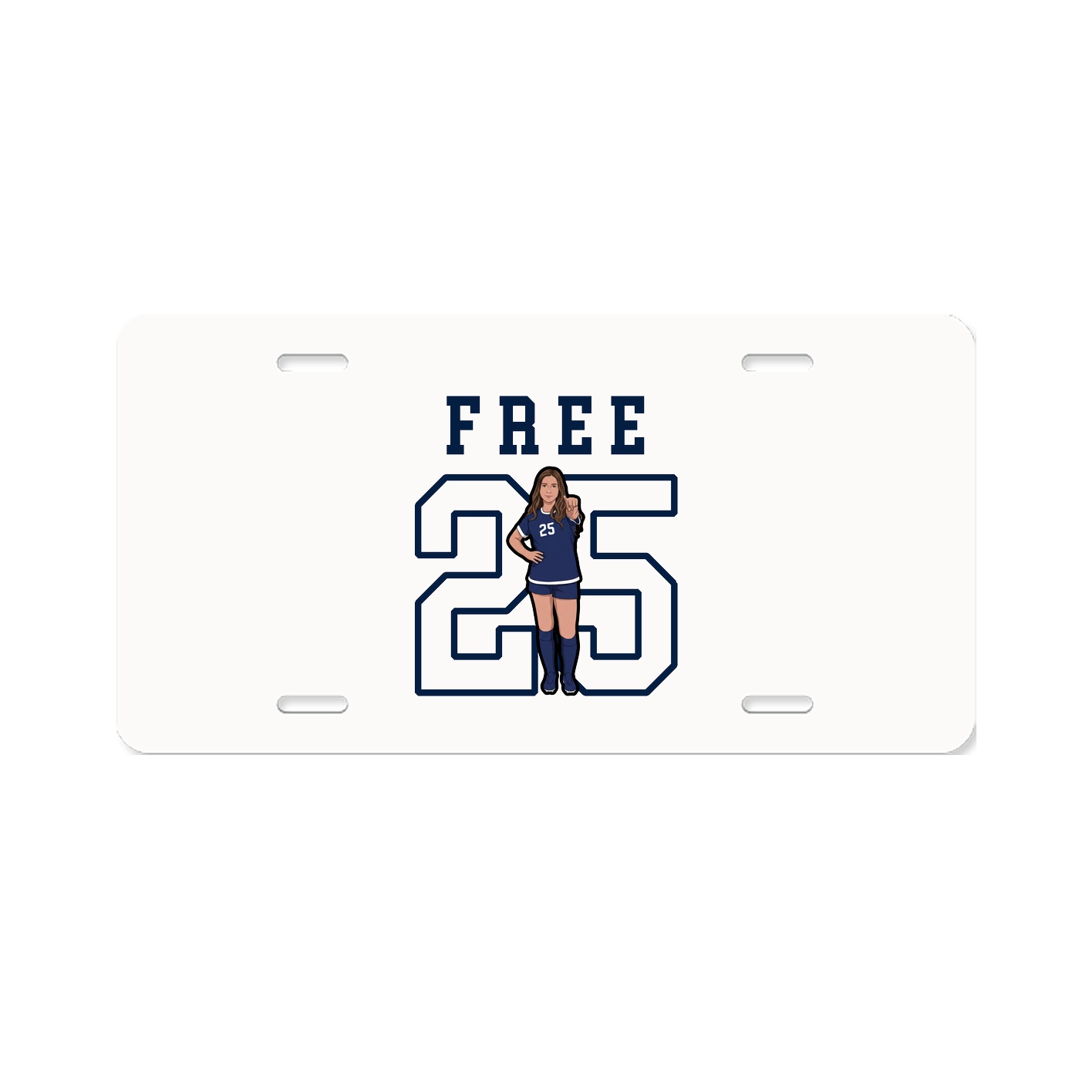 License Plate — Shirsey in Classic