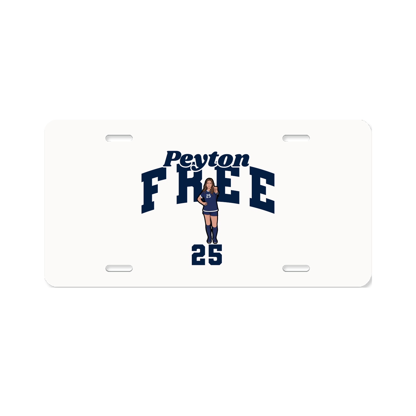 License Plate — Signature Arch in Classic