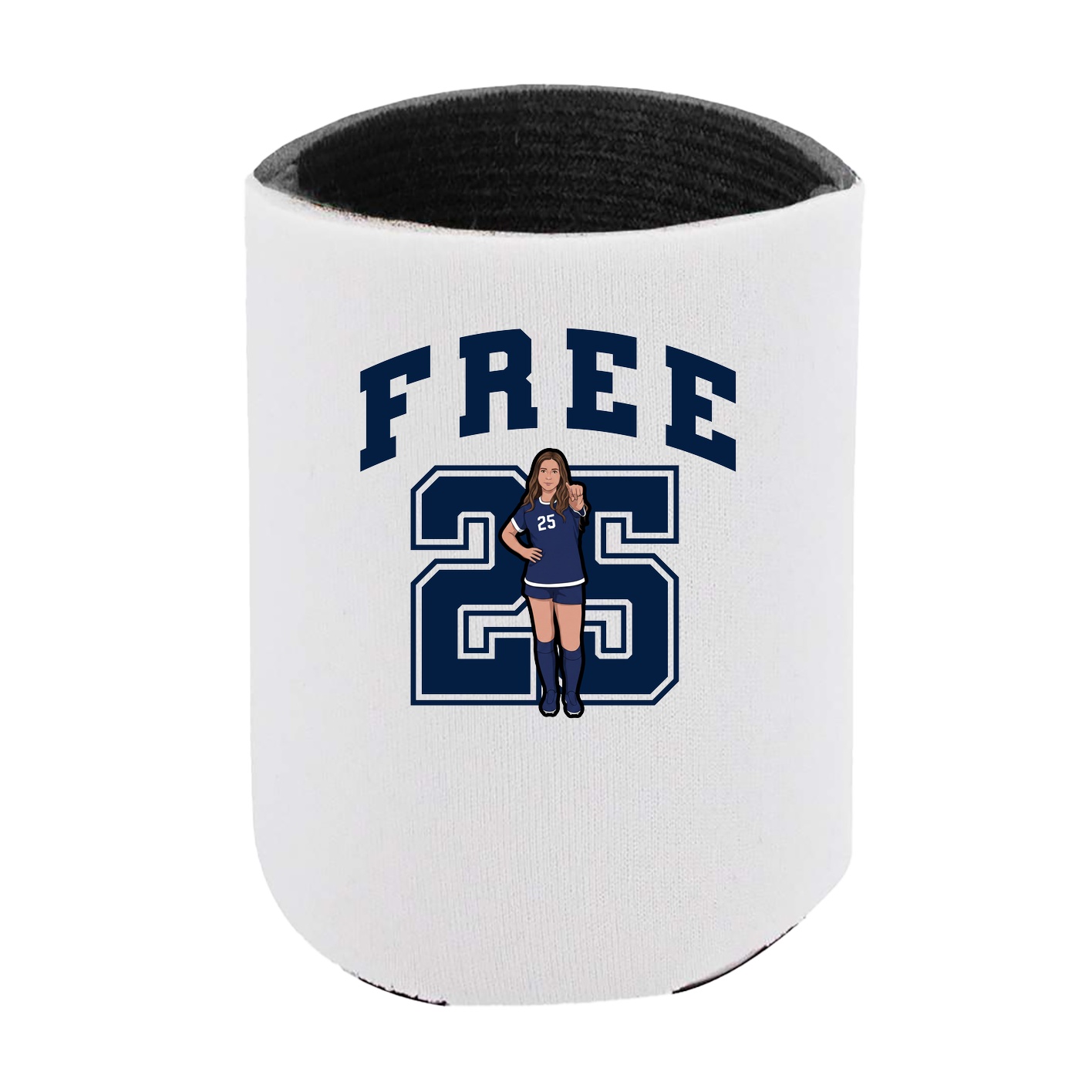 Can Holder — Number in White