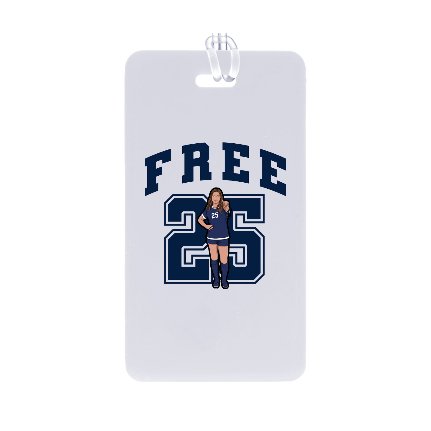 Bag Tag — Number in Classic