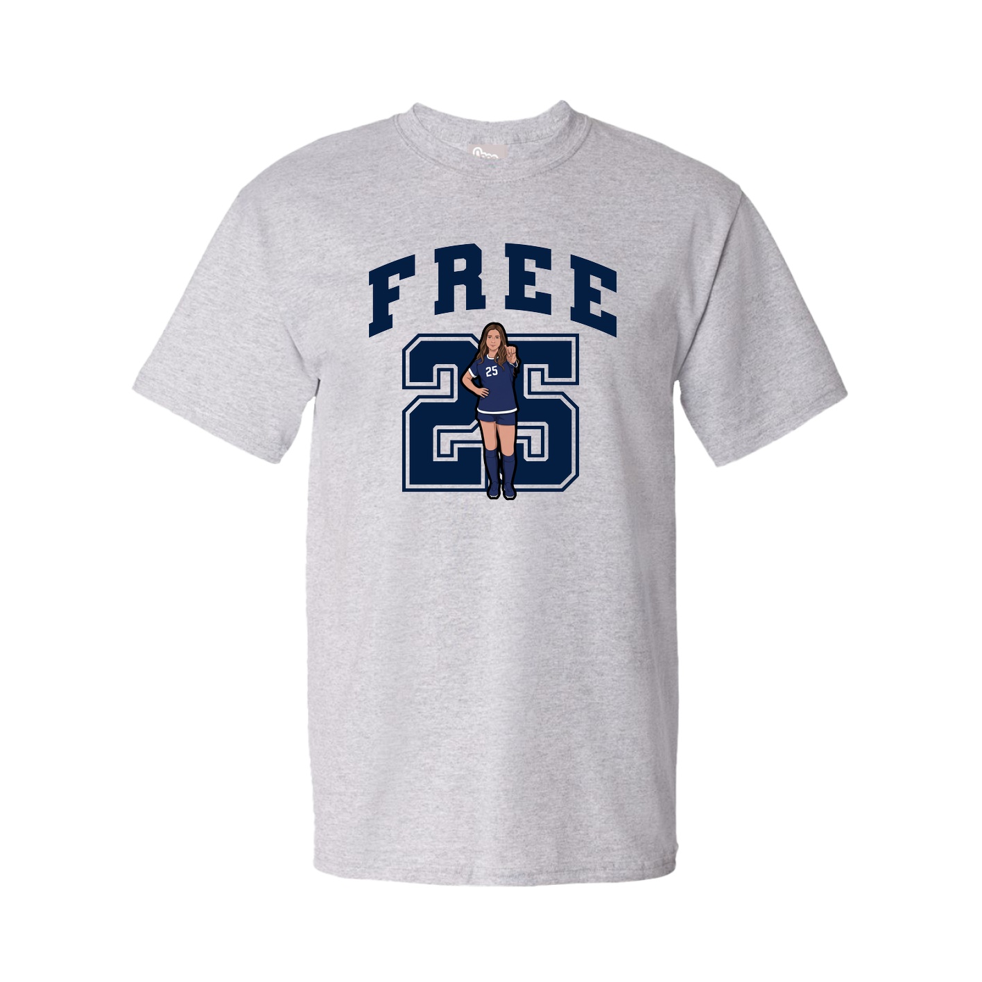 Tee — Number in Grey