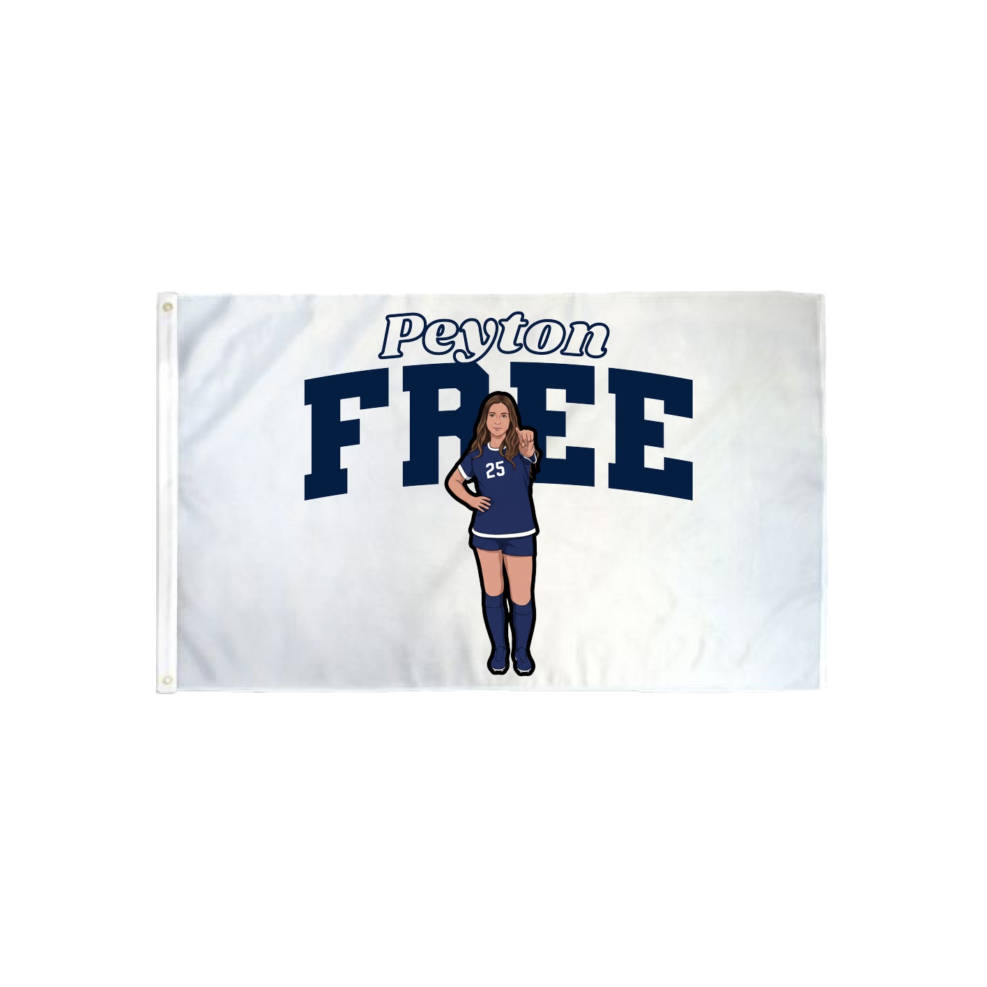 3x5 Flag — Name Arch in Classic