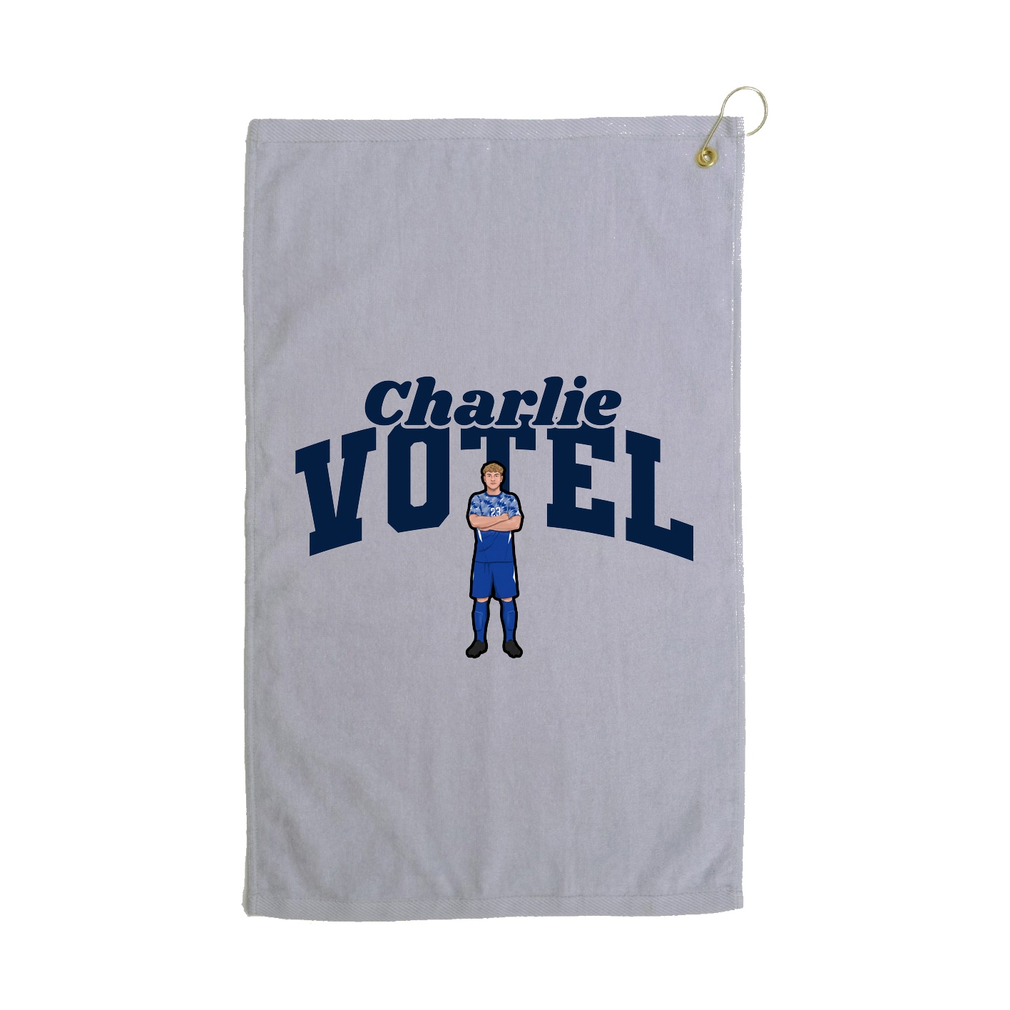 Golf Towel — Signature Arch in Grey