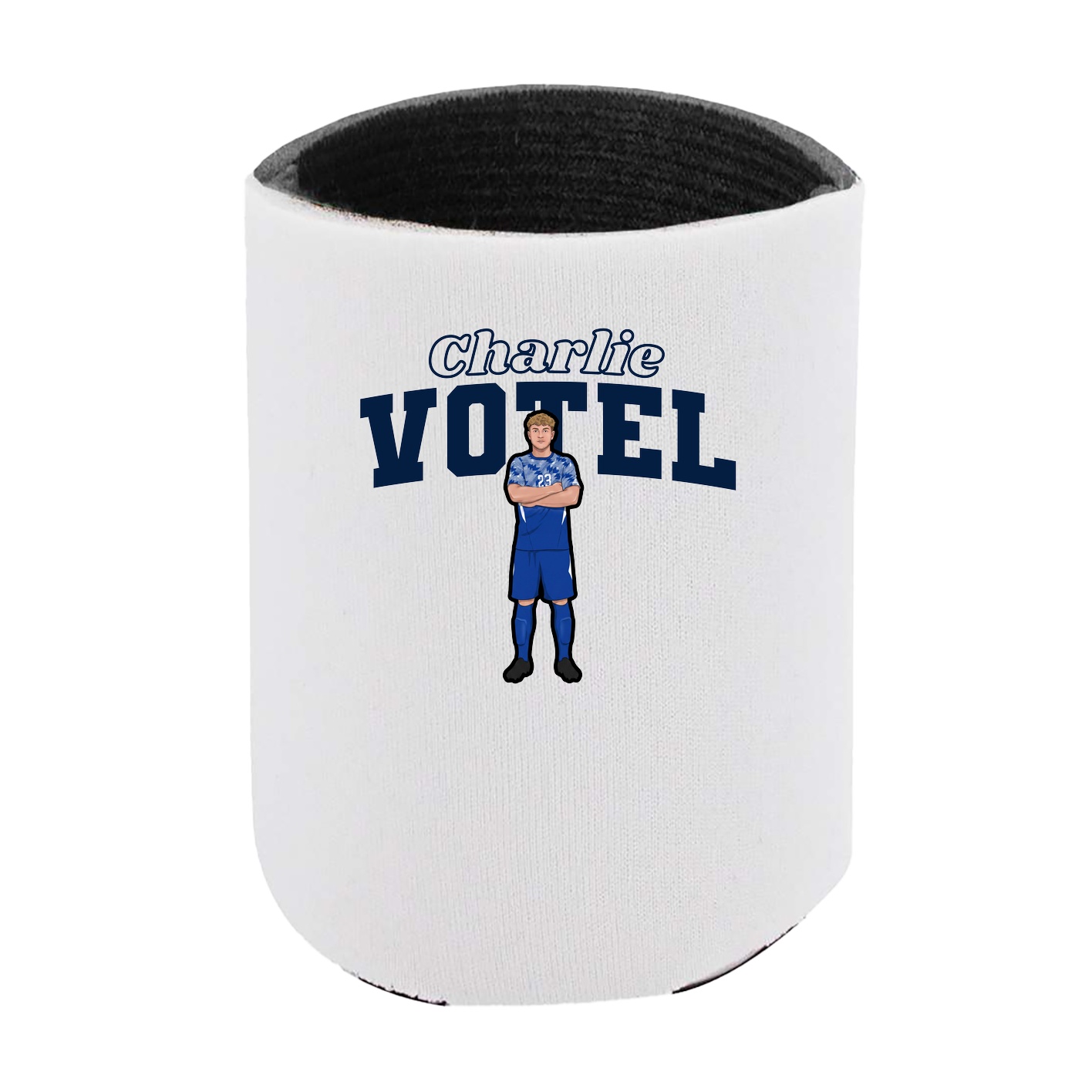 Can Holder — Name Arch in White