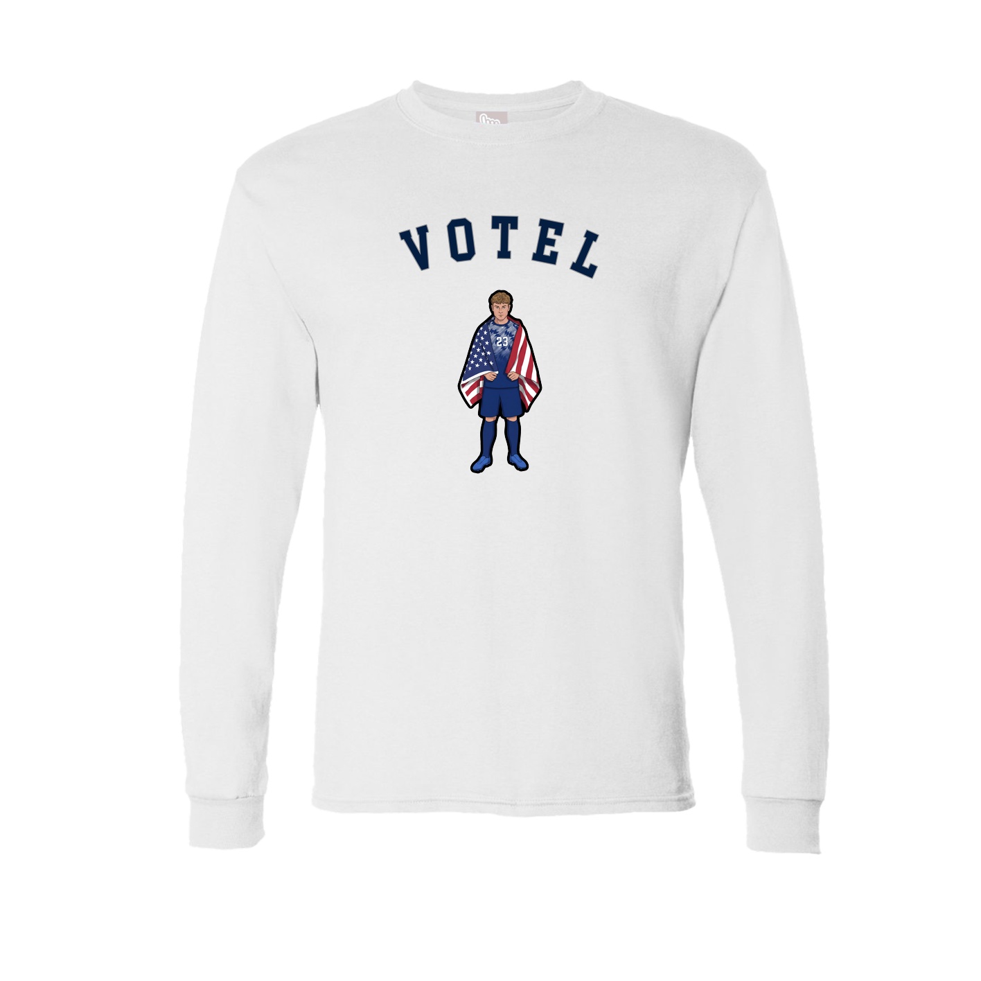 Long Sleeve Tee — Shirsey Arch in White