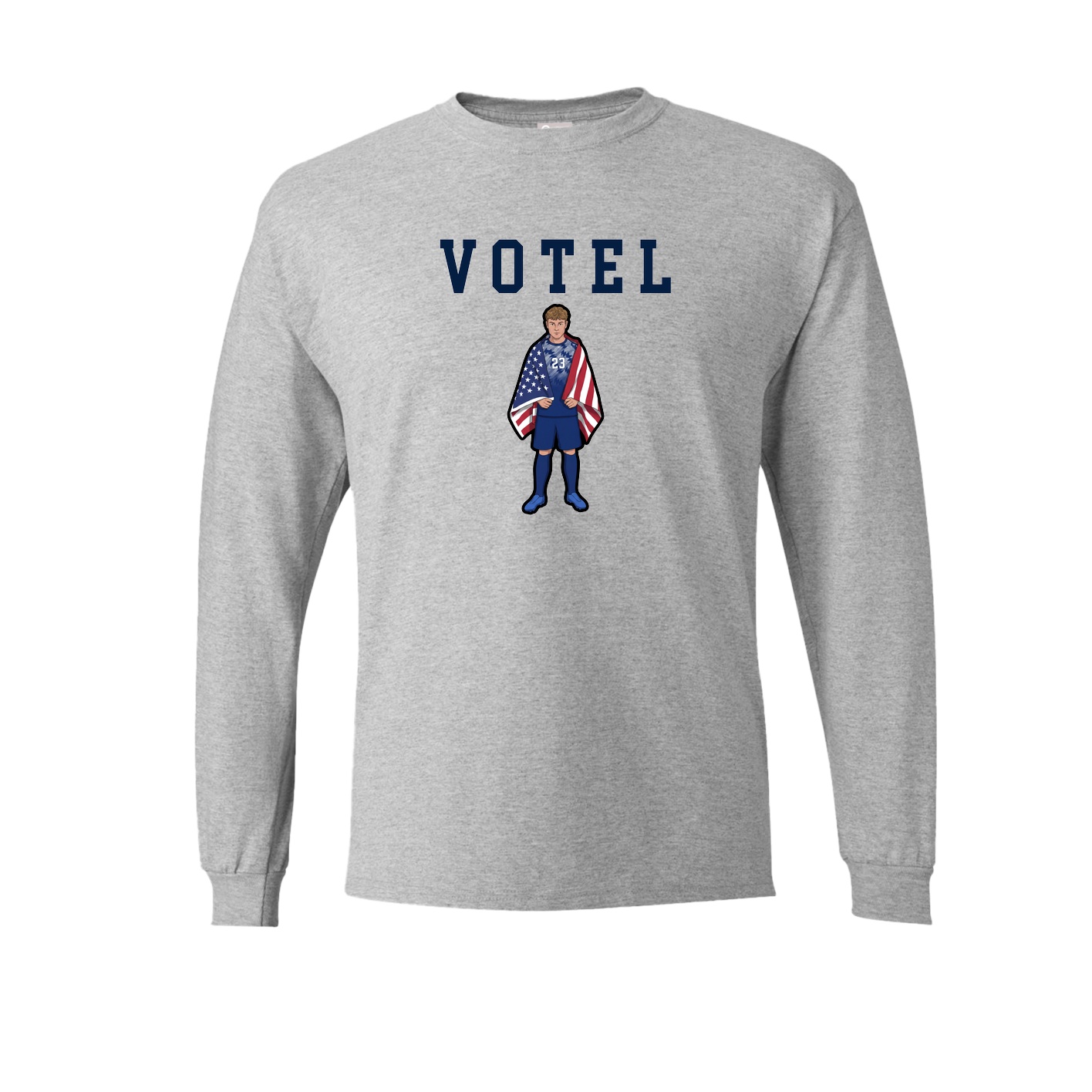 Long Sleeve Tee — Shirsey in Grey