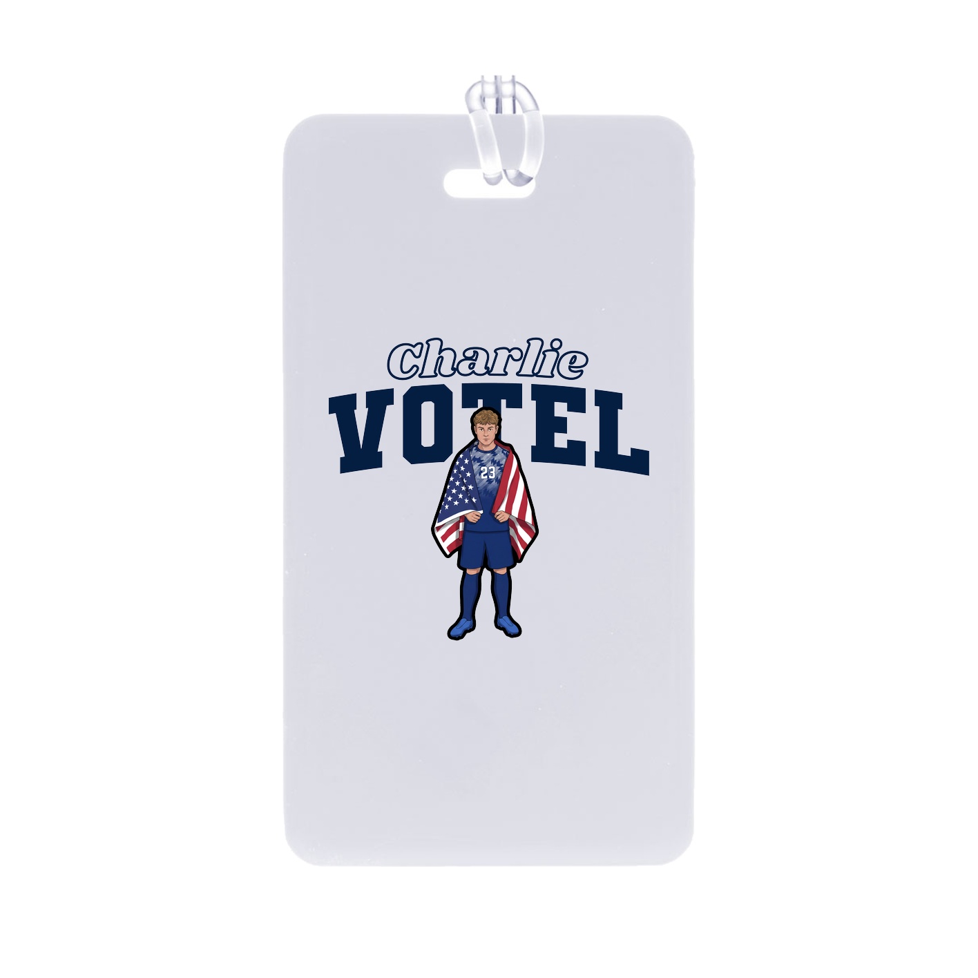 Bag Tag — Name Arch in Classic