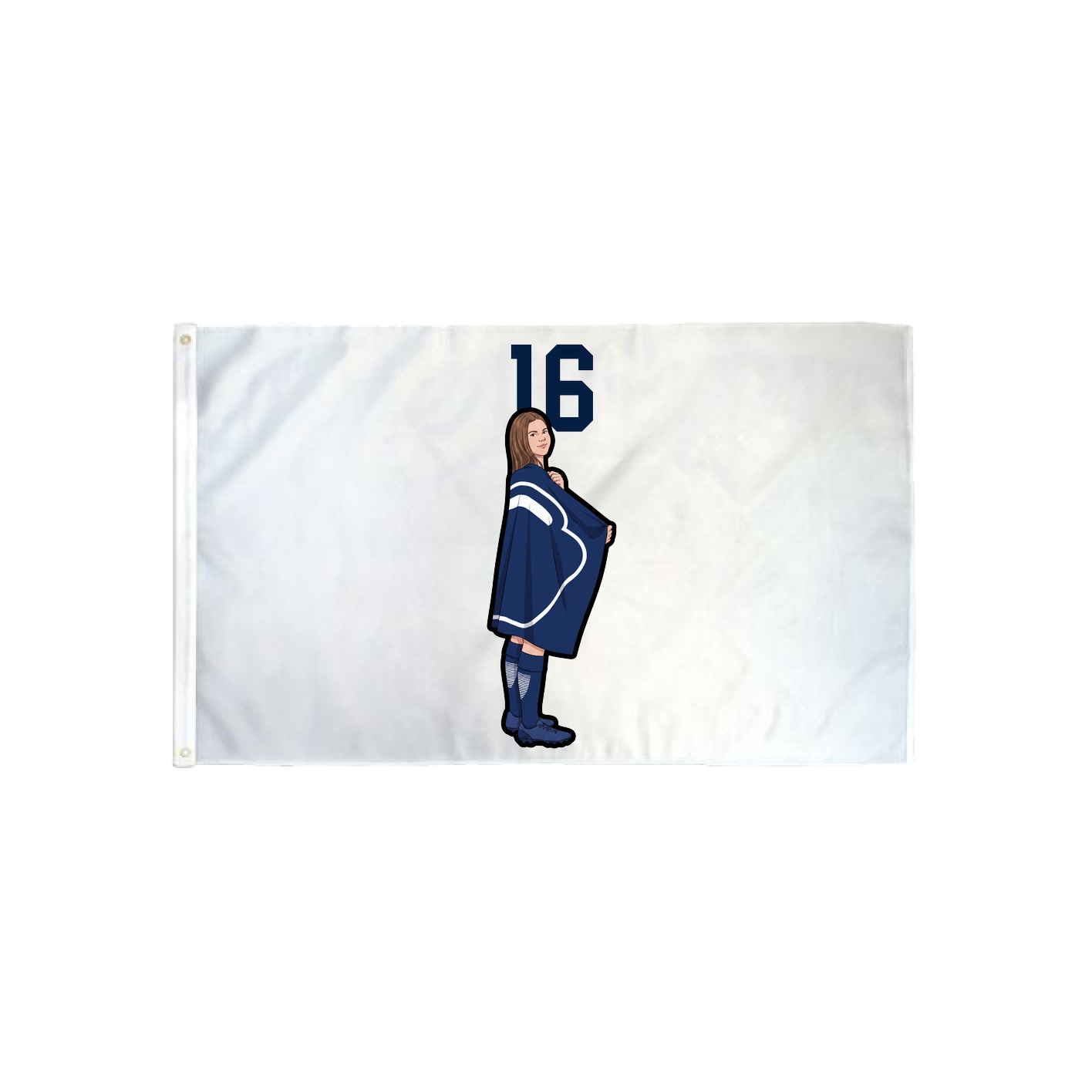 3x5 Flag — Number Top in Classic