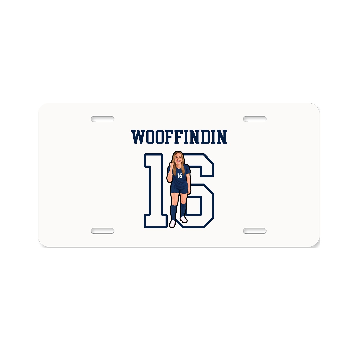 License Plate — Shirsey in Classic