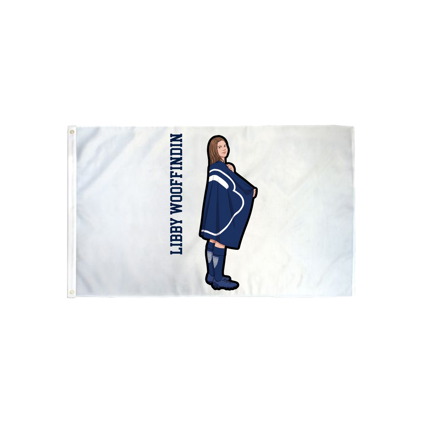 3x5 Flag — Name Vertical in Classic