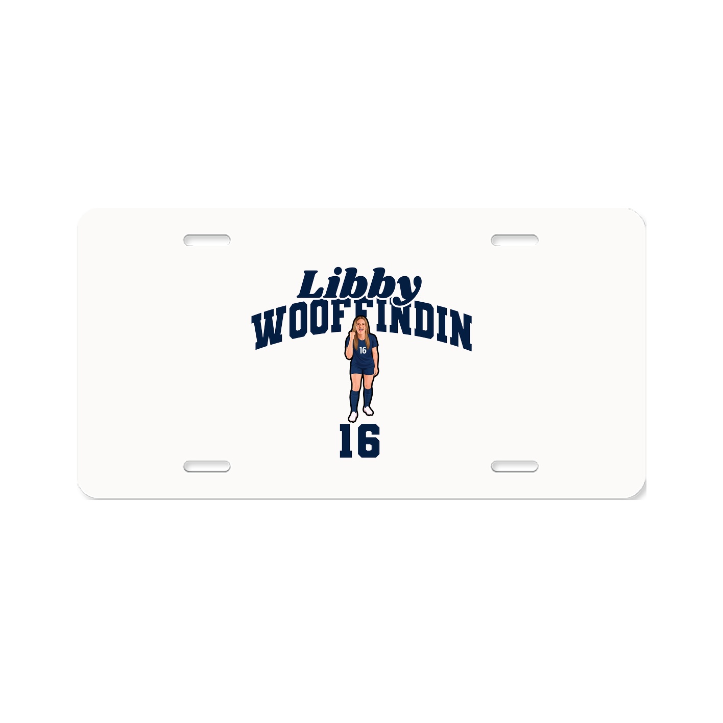 License Plate — Signature Arch in Classic
