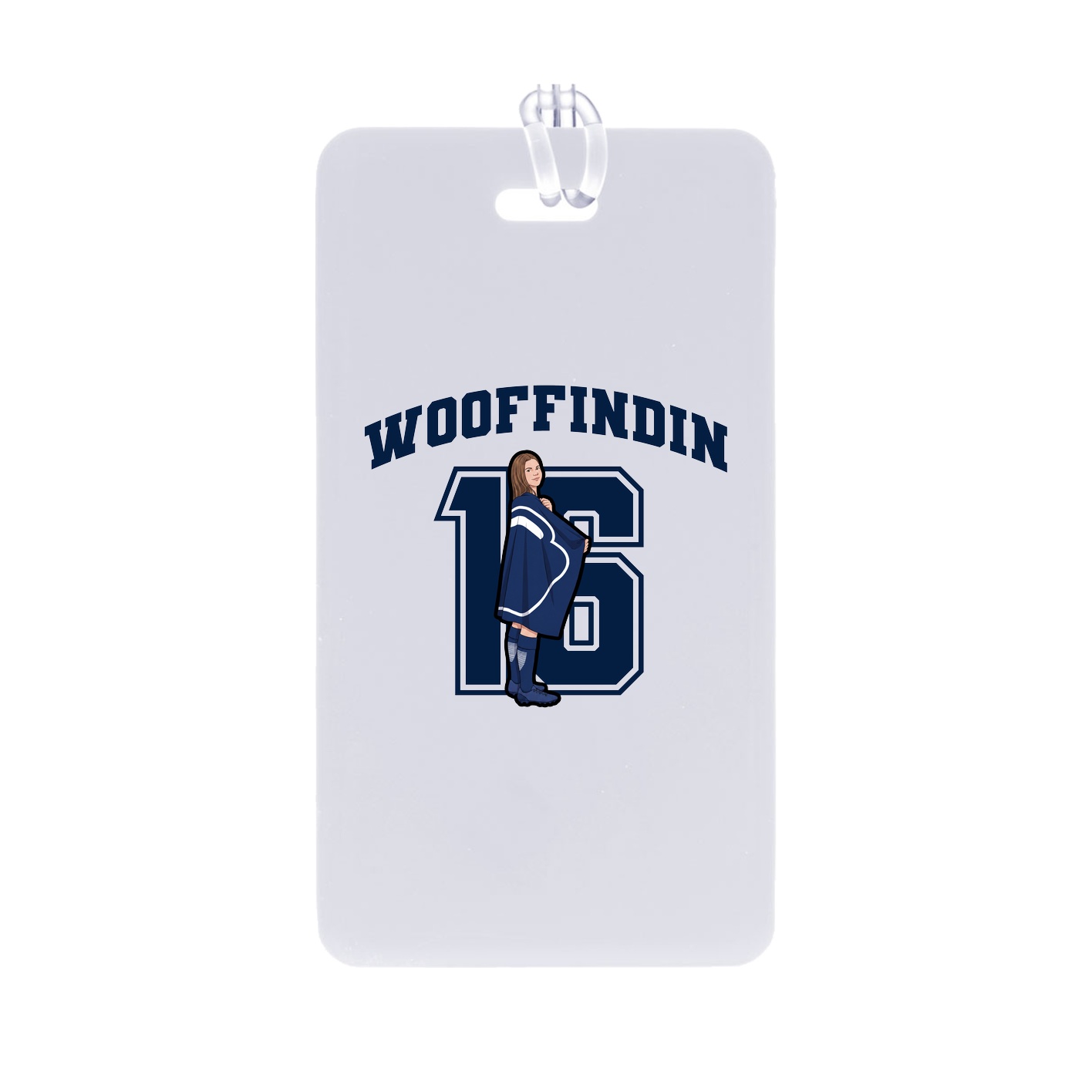 Bag Tag — Number in Classic