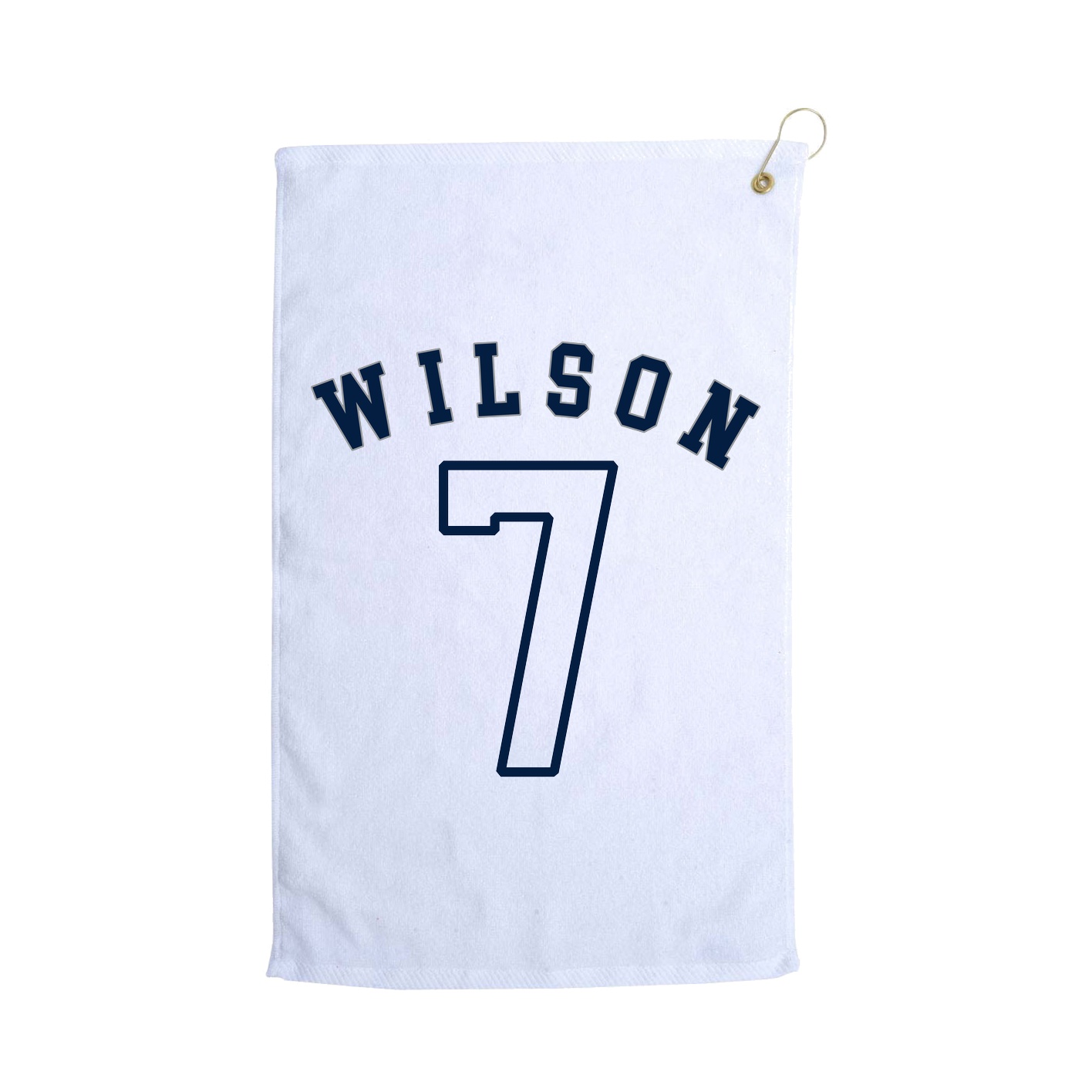 Golf Towel — Shirsey Arch in White