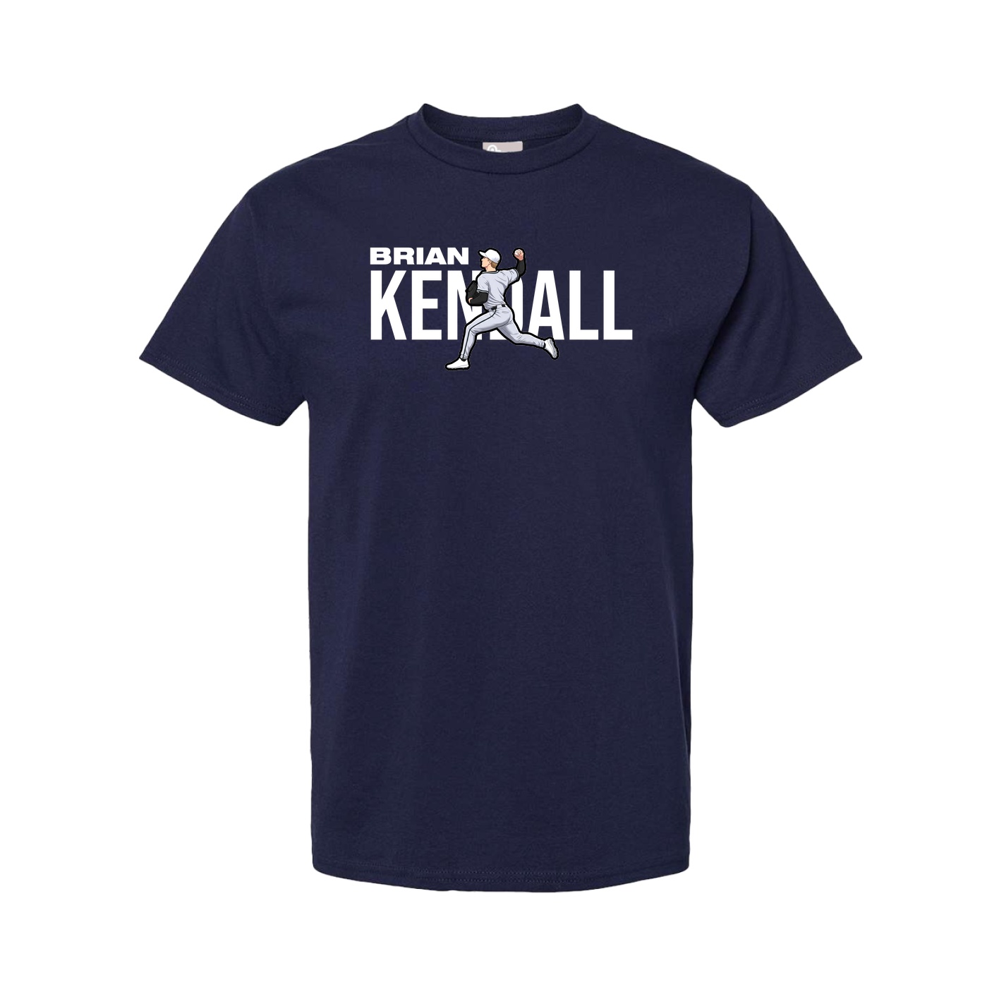 Youth Tee — Player Name in Navy