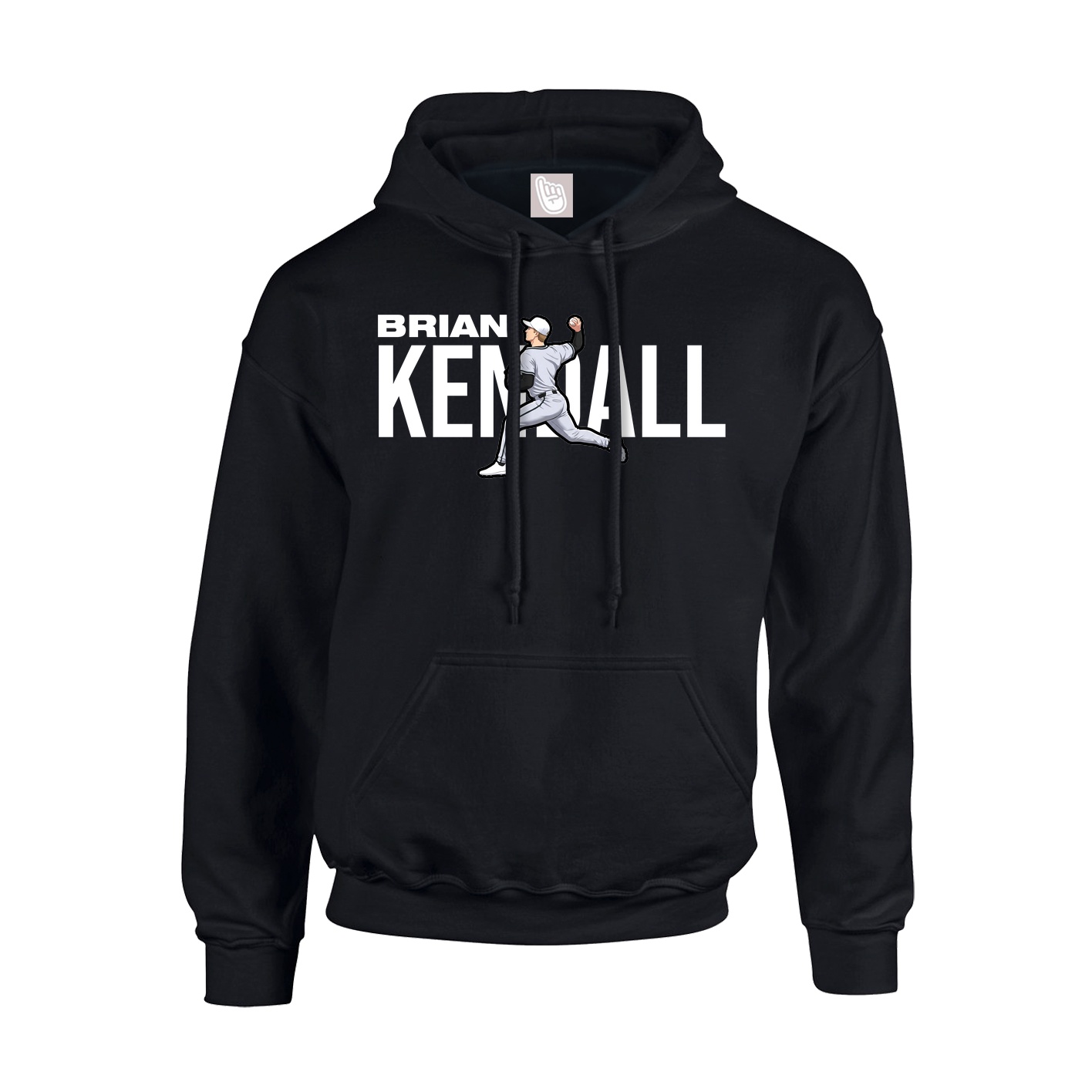Hoodie — Player Name in Black